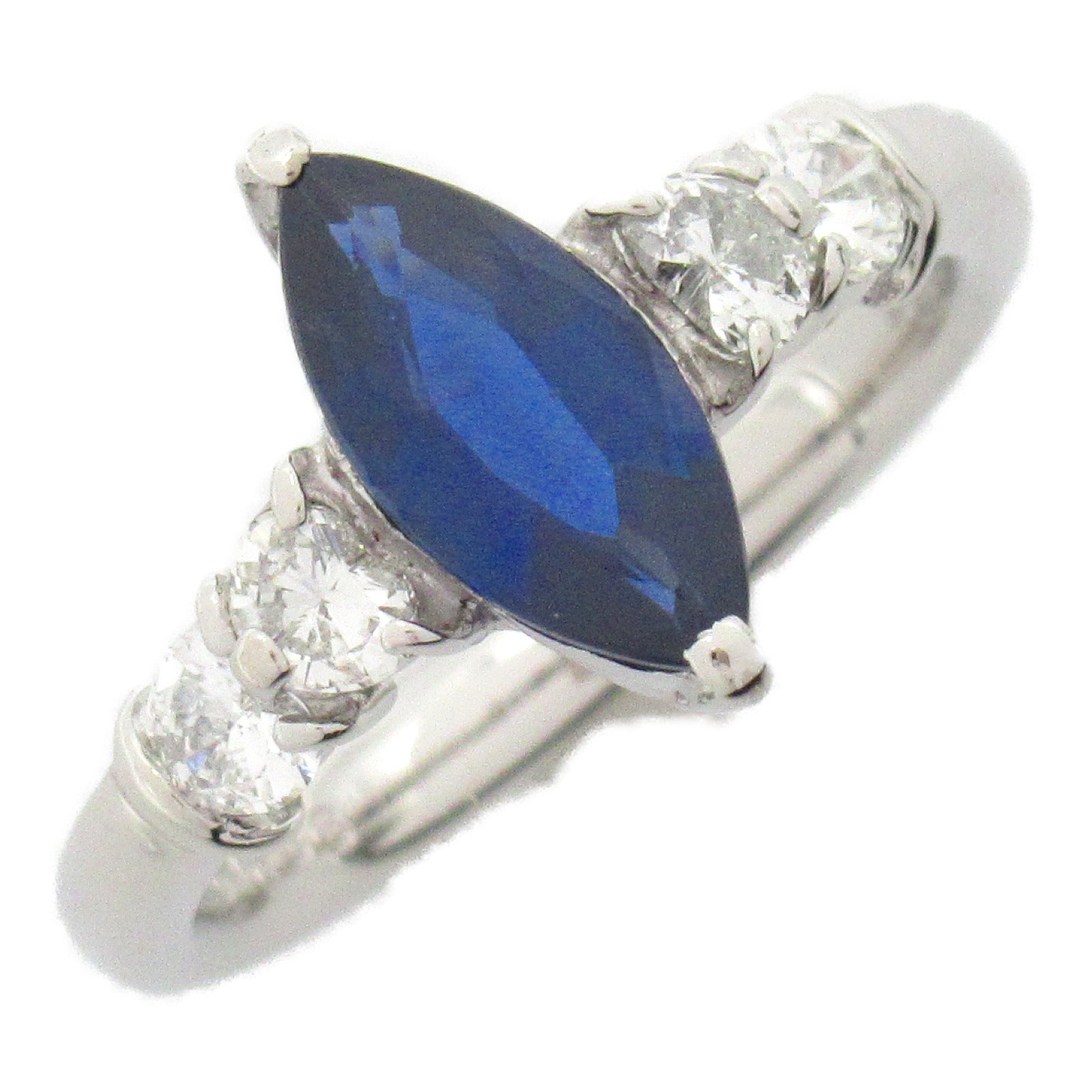 JEWELRY PT900鉑金Sapphire Diamod Ring 1.488ct藍寶石/0.44ct鑽石戒指 