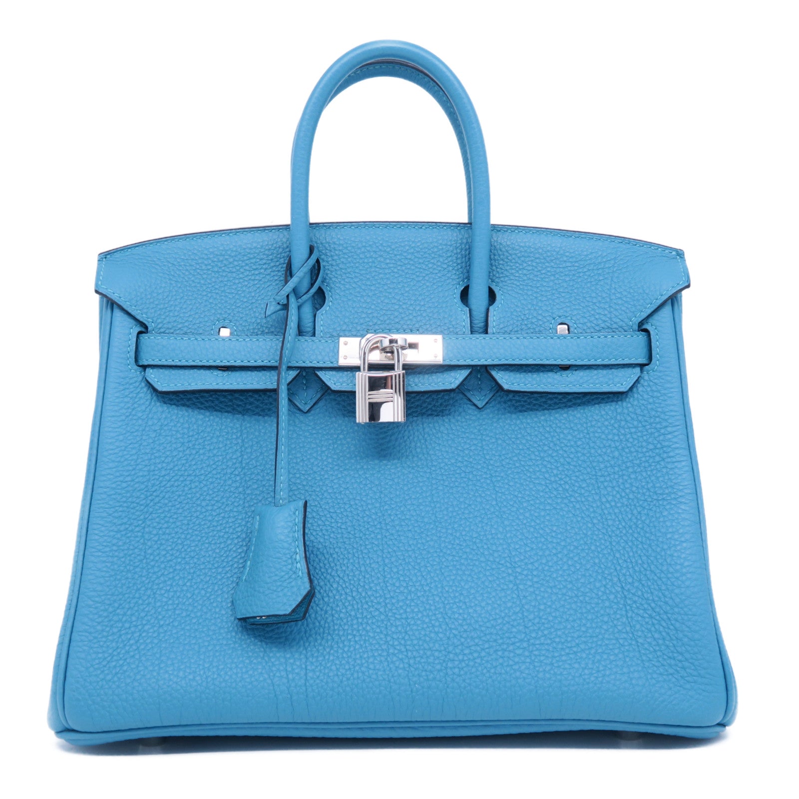 HERMES Togo皮革Birkin 25银扣手挽袋土耳其亮蓝– Brand Off Hong Kong 