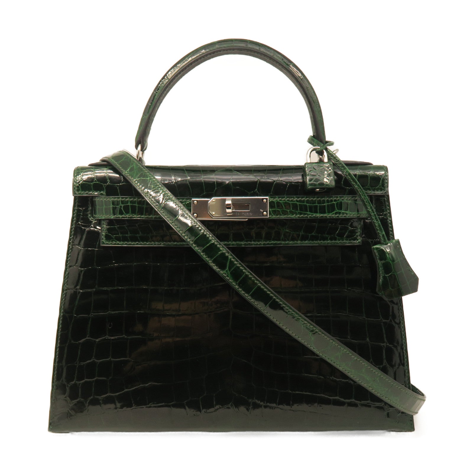 Crocodile kelly bag best sale