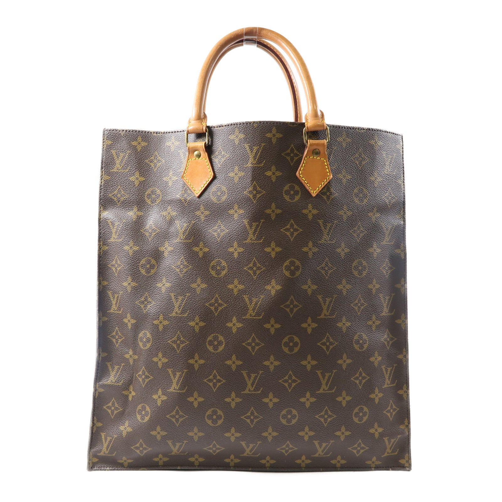 Monogram canvas tote on sale