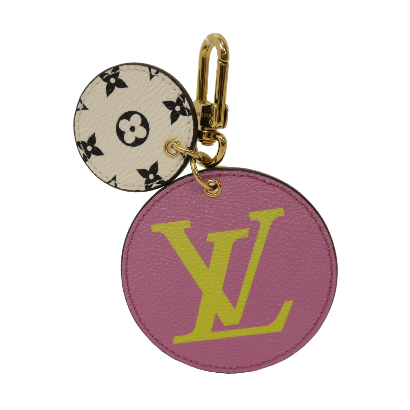 LOUIS VUITTON Monogram Giant Portocre Ilustre Keychain金扣鑰匙扣彩色