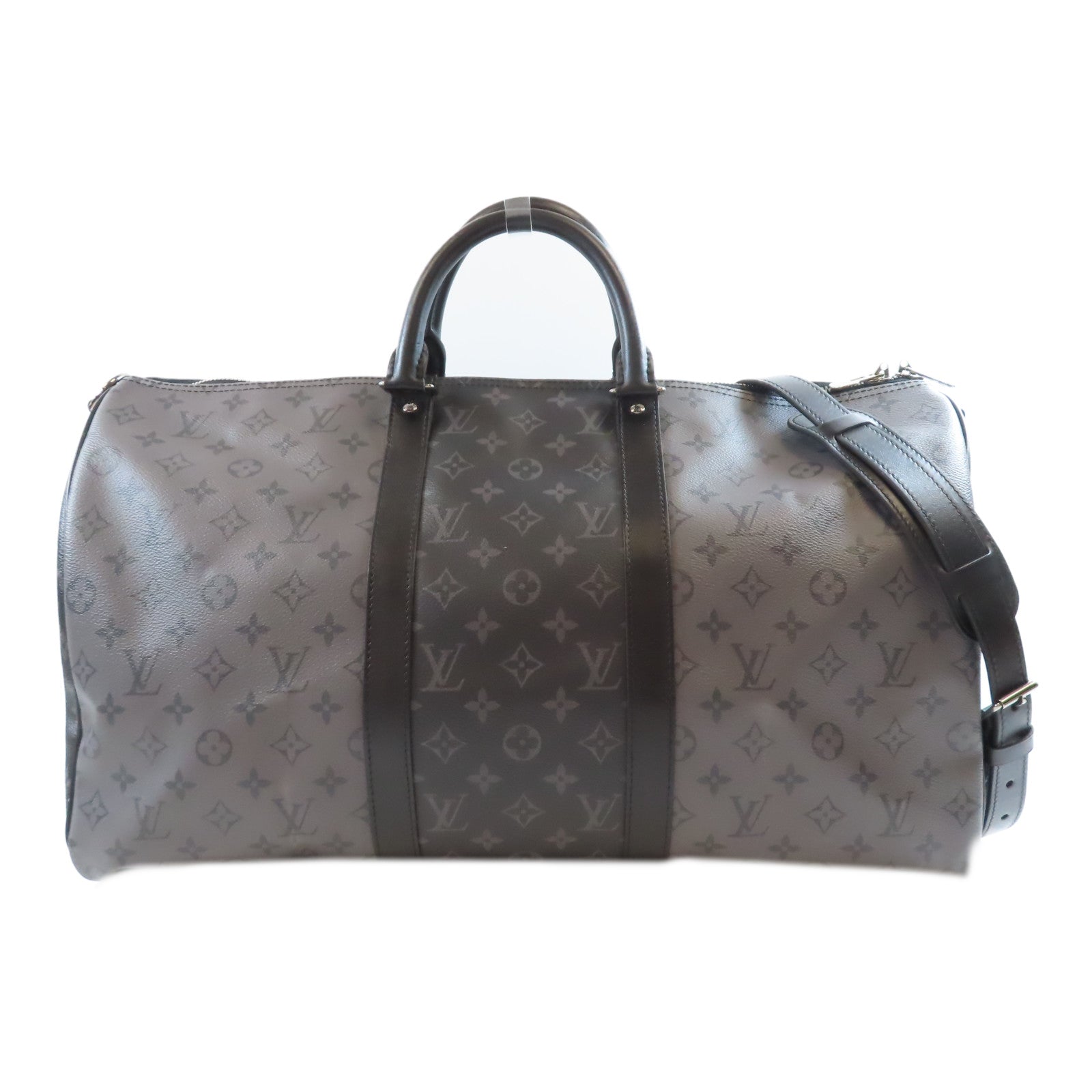 LOUIS VUITTON Monogram Eclipse Keepall 50 Bandouliere Brand Off Hong Kong Online Store