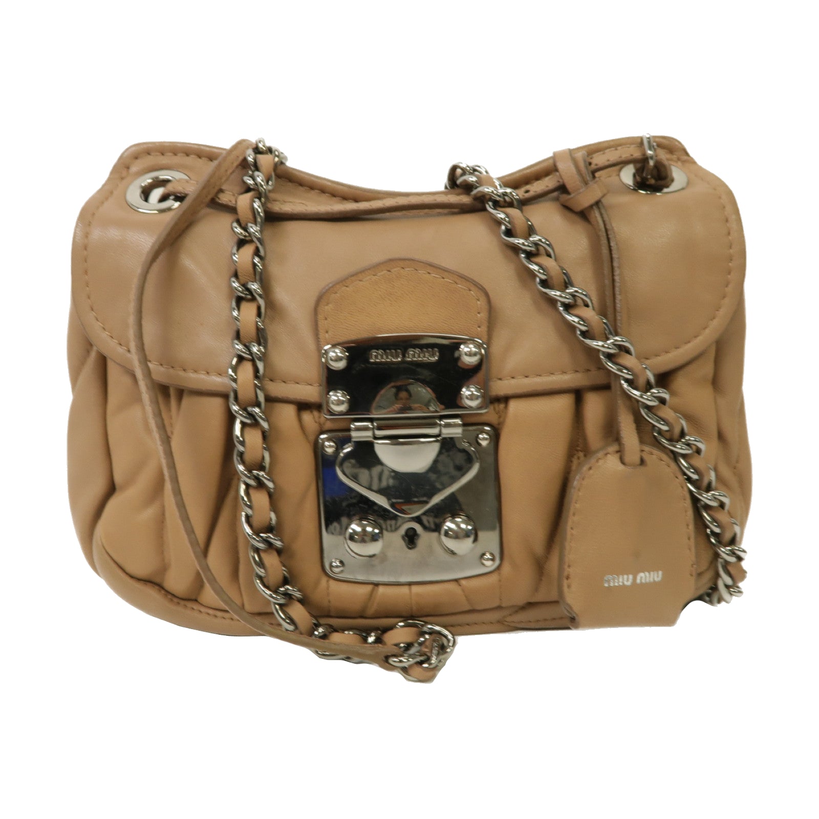 Miu Miu Chain Shoulder Bag Brand Off Hong Kong Online Store