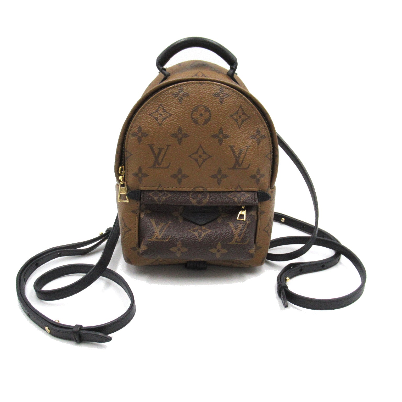 LOUIS VUITTON Palm Springs Mini Monogram Reverse Canvas Backpack Bag B