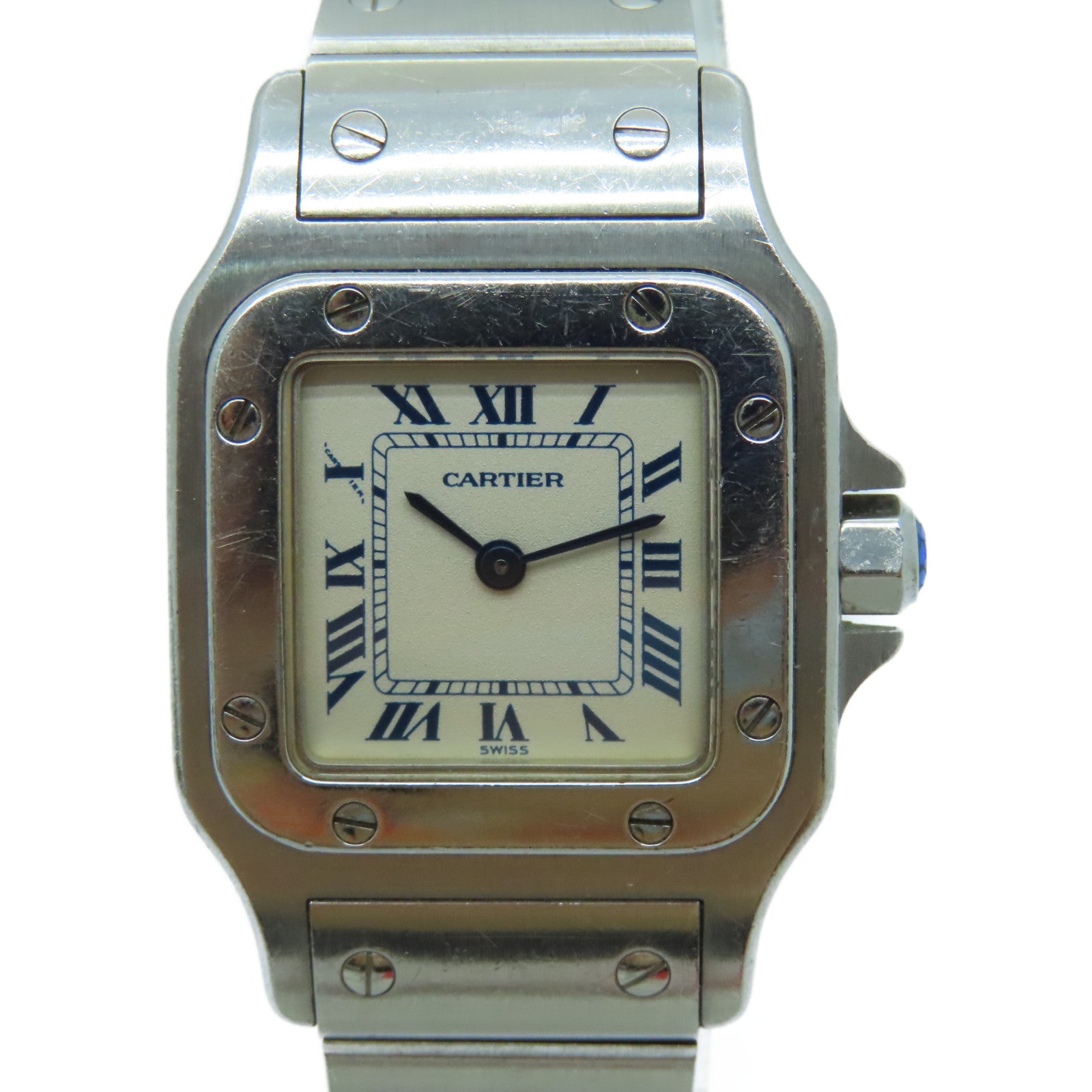 Cartier santos quartz discount movement