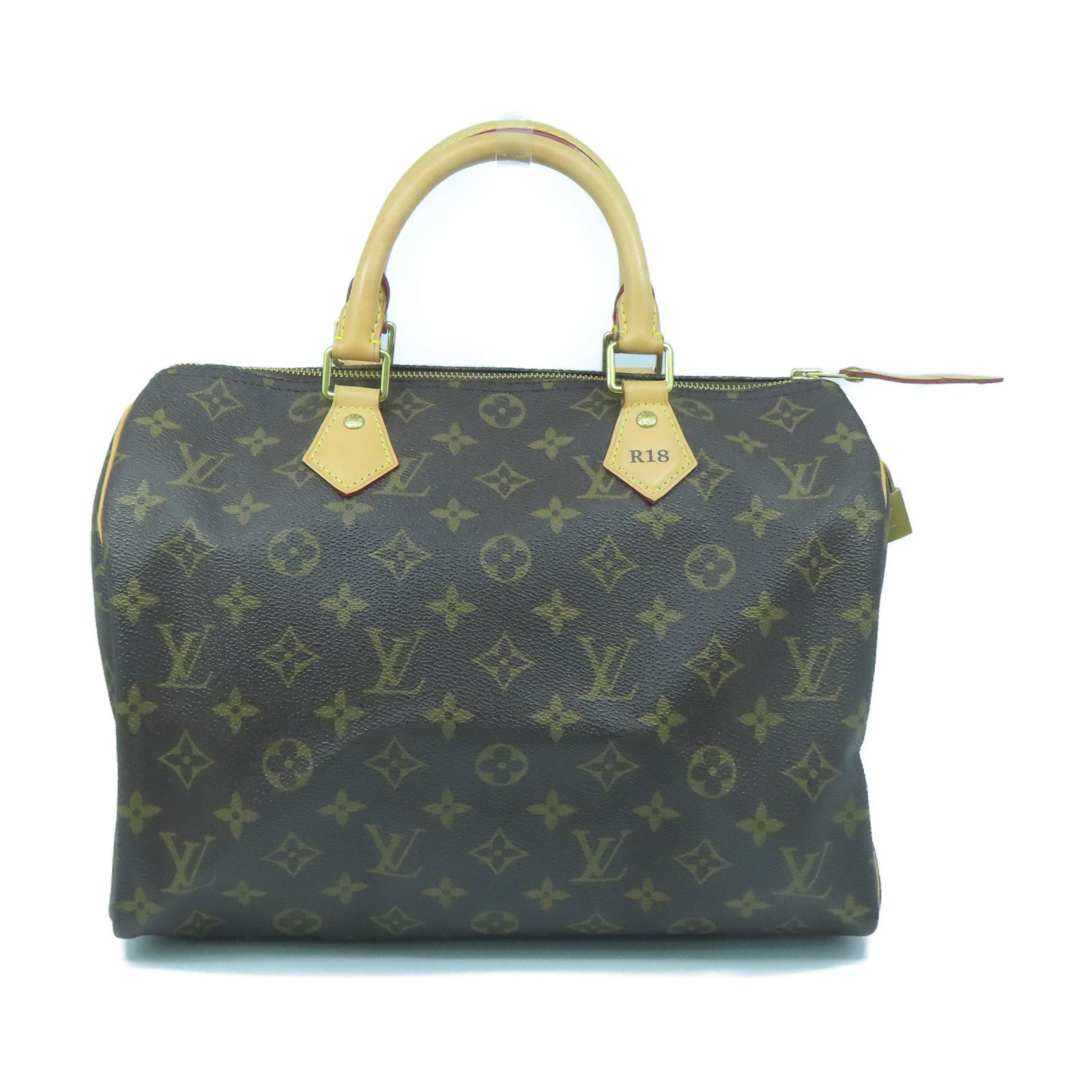 Authentic Louis Vuitton EPI Leather Blue Speedy 30 Hand Bag