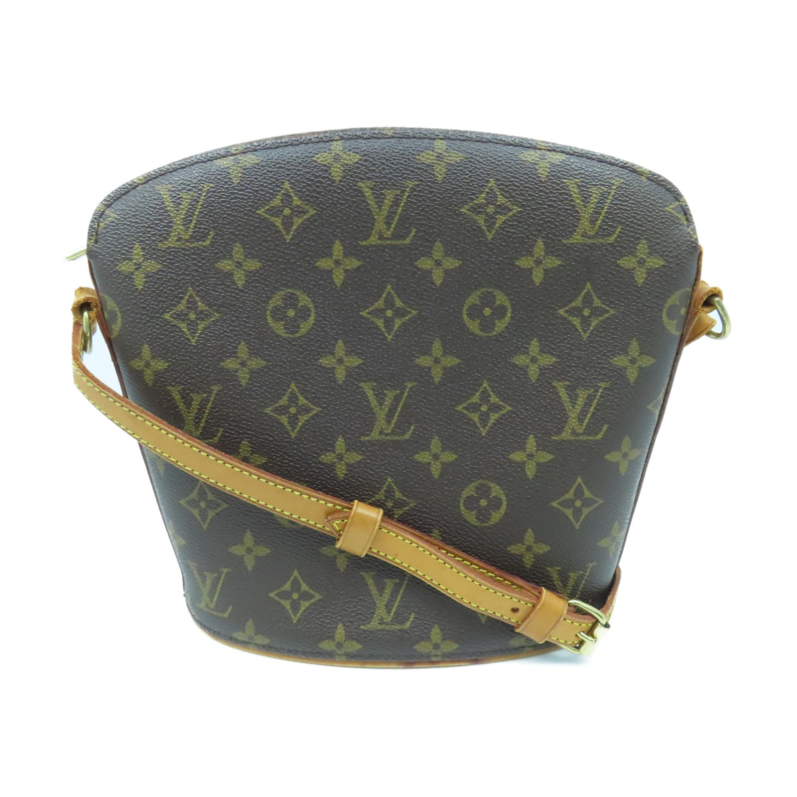 LOUIS VUITTON Monogram Drouot Gold Buckle Shoulder Bag Brown – Brand Off  Hong Kong Online Store