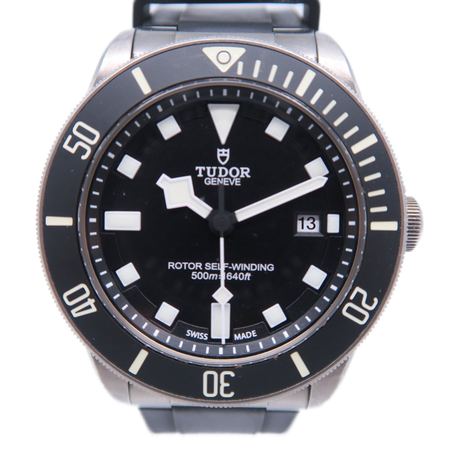 TUDOR Pelagos不鏽鋼手錶自動機芯黑色– Brand Off Hong Kong Online Store