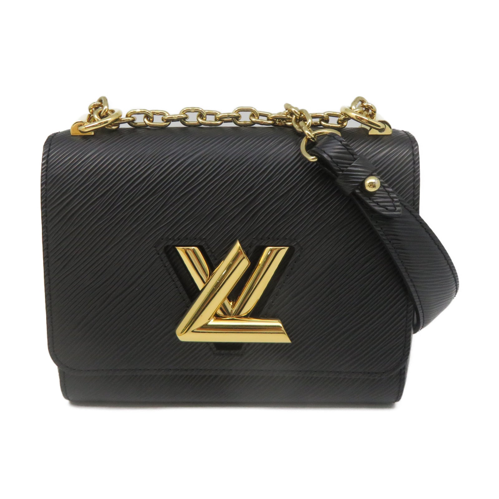 LOUIS VUITTON Epi Twist PM Gold Buckle Shoulder Bag Black – Brand