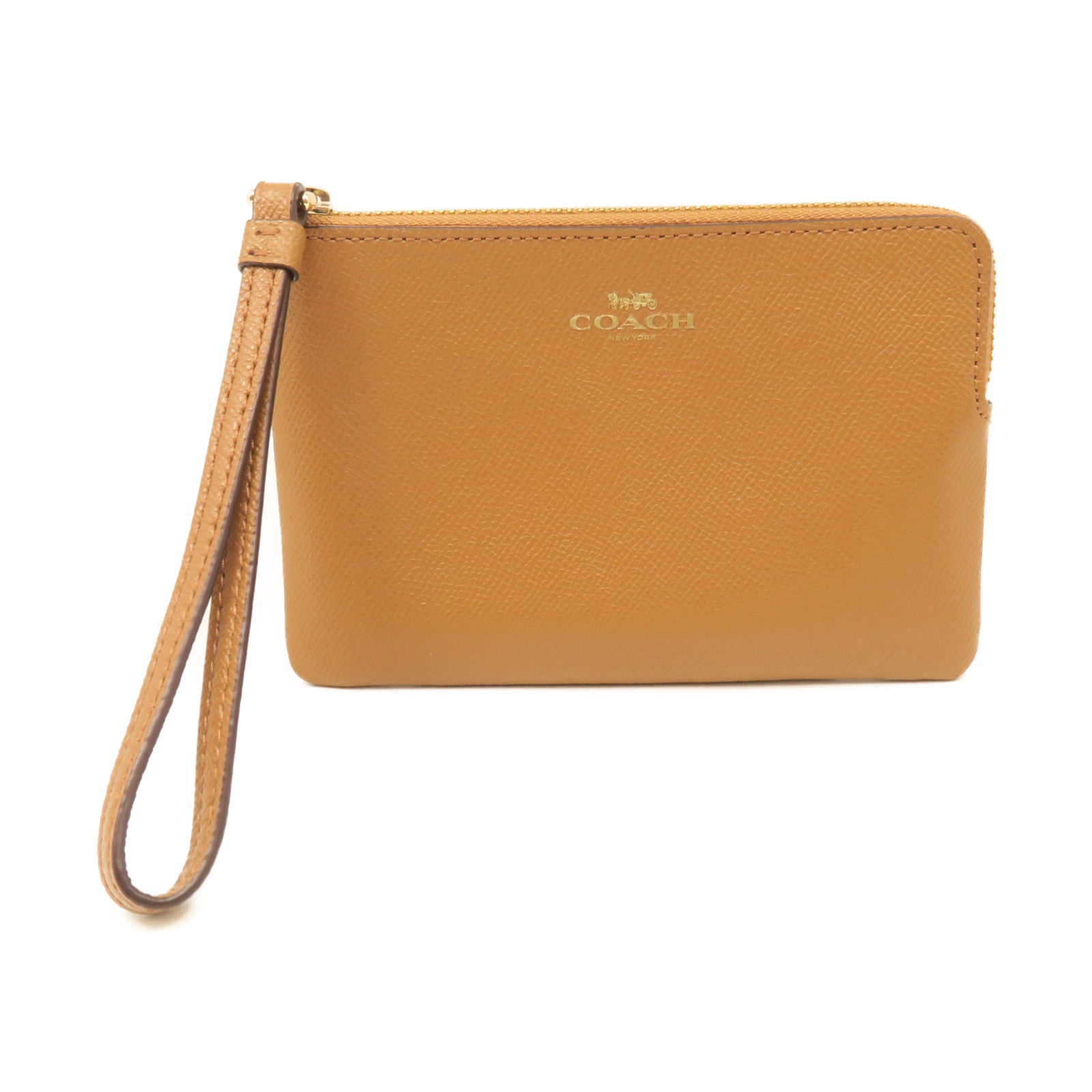 Coach leather online pouch