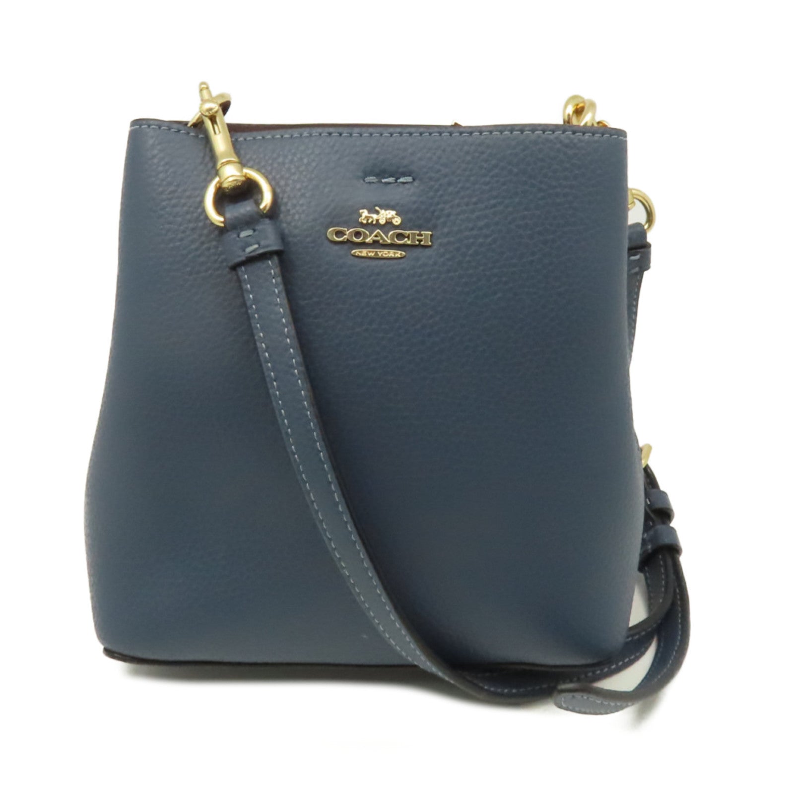 COACH 牛皮皮革Shoulder Bag肩背袋藍色– Brand Off Hong Kong Online Store