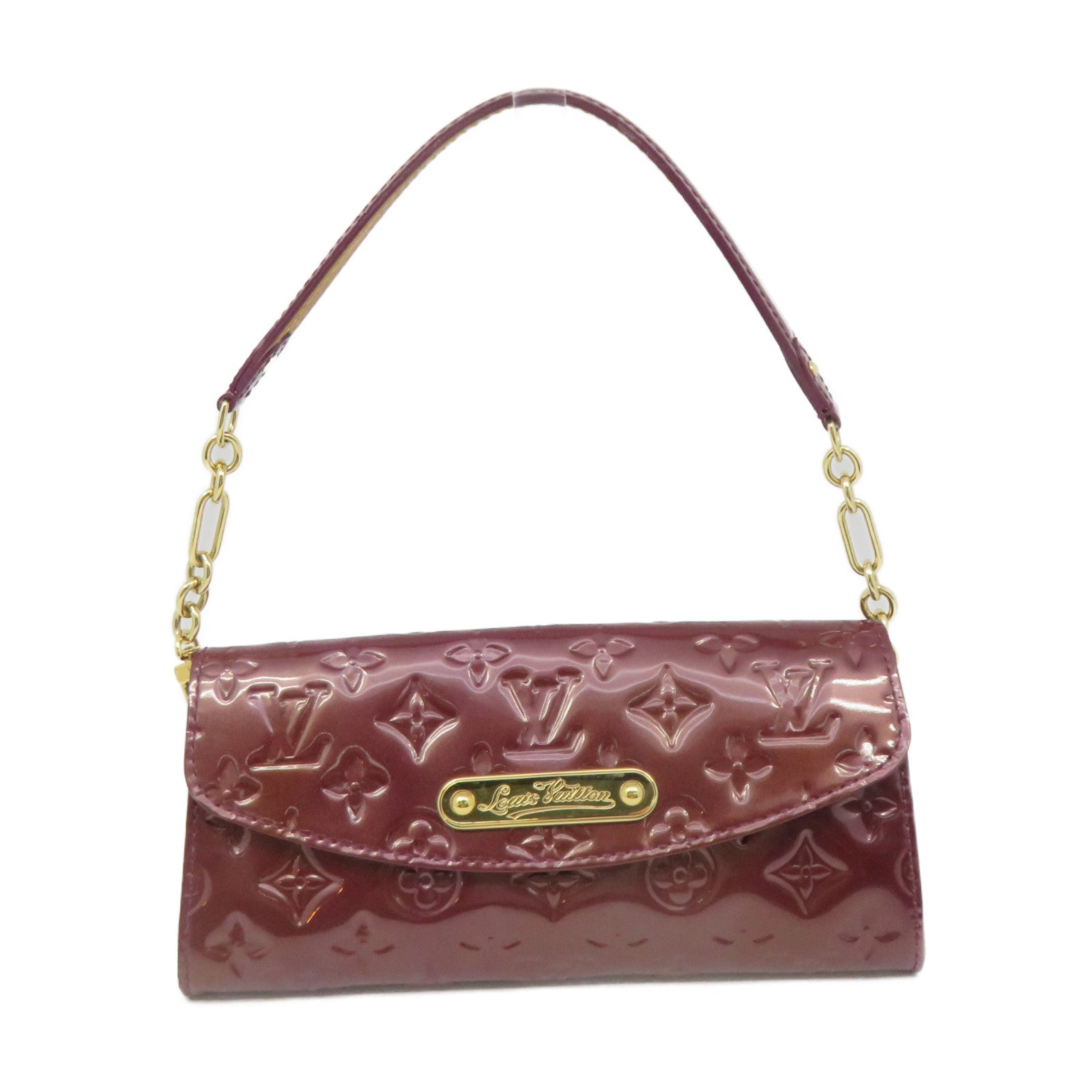 Purple Monogram Vernis Sunset Boulevard Shoulder Bag