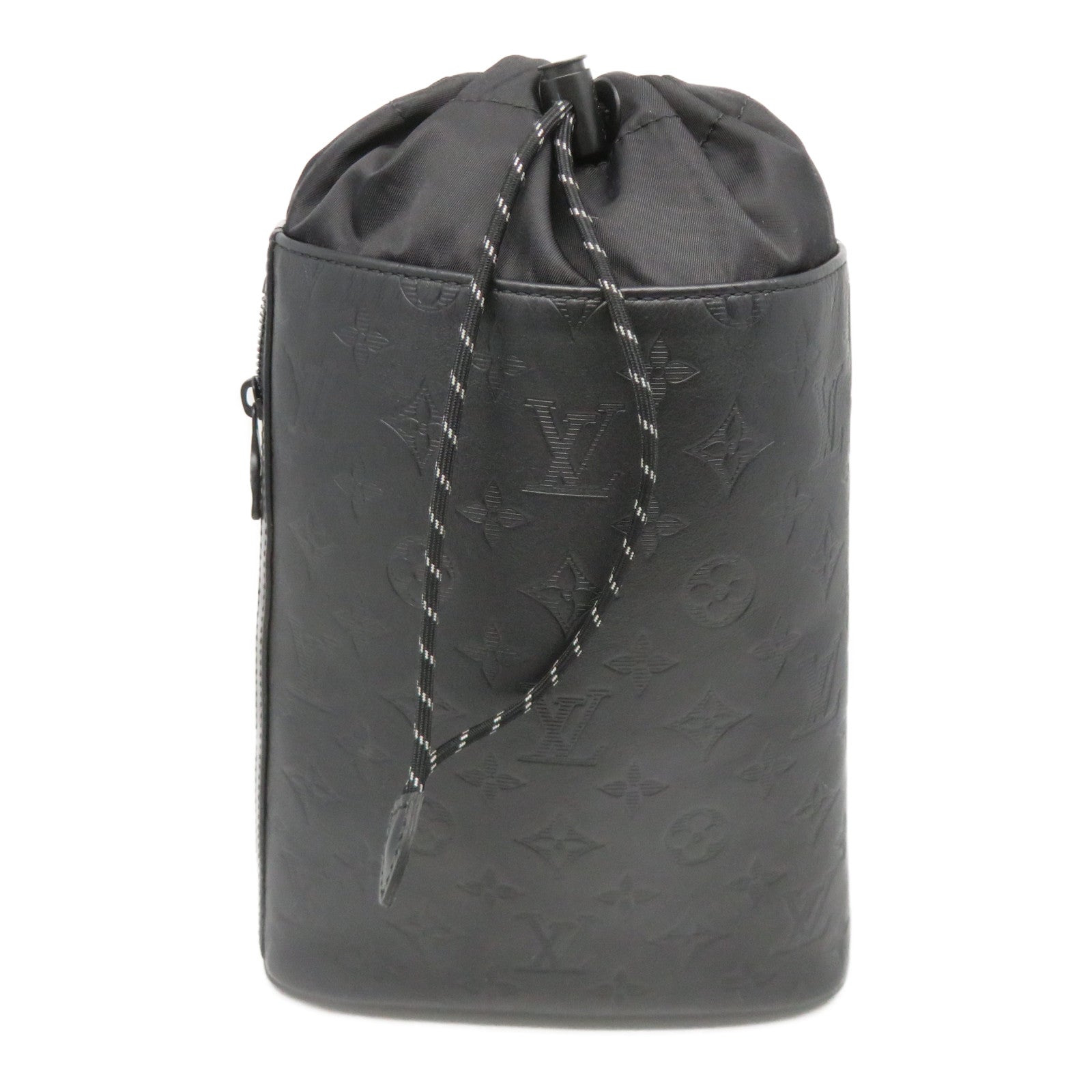 LOUIS VUITTON [Sharp Discount] Monogram Mini Chalk Sling Shoulder Bag Black