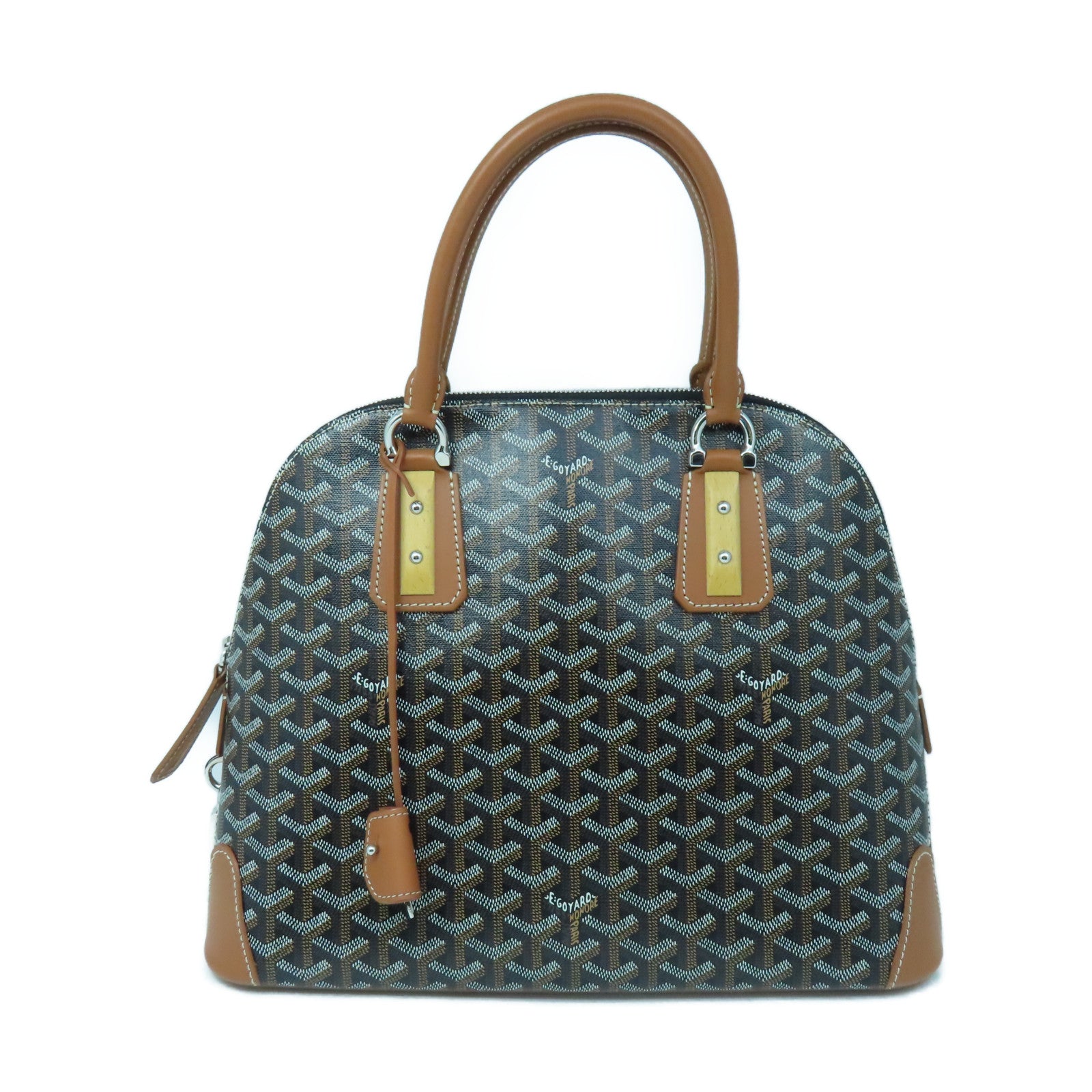 Goyard bag hotsell black and brown