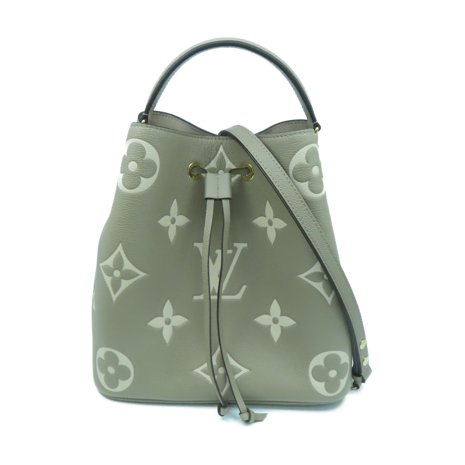 LOUIS VUITTON Monogram Empreinte Neonoe MM Handle Shoulder Bag Beige –  Brand Off Hong Kong Online Store