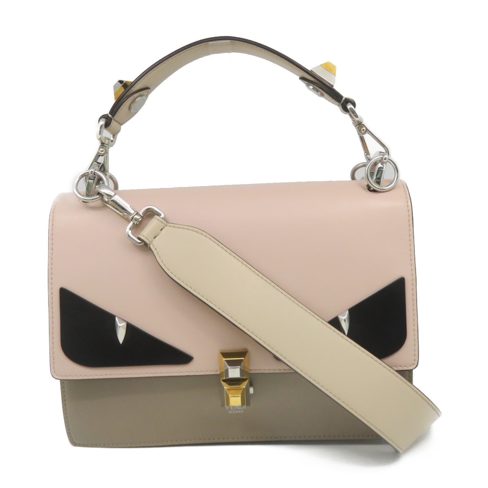 Fendi kan discount leather bag