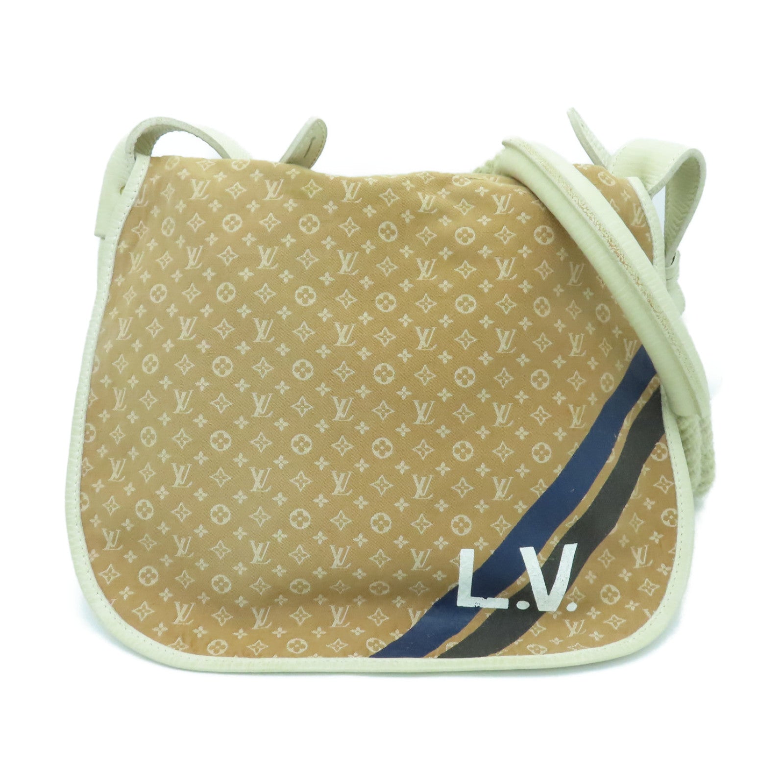 LOUIS VUITTON Monogram idylle Shoulder Bag gold buckle shoulder bag brown