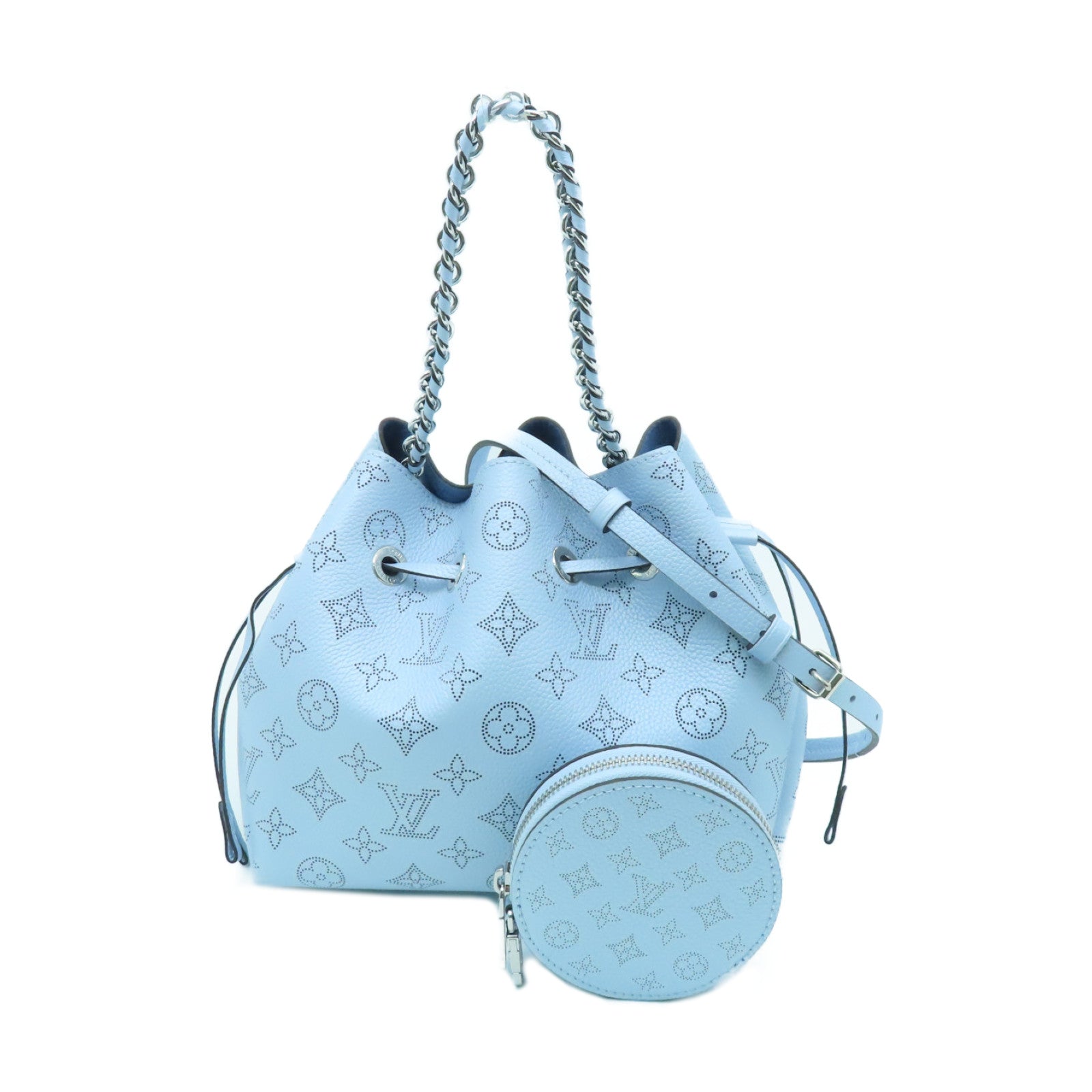 LOUIS VUITTON Mahina Bella Silver Buckle Shoulder Bag Powder Blue – Brand  Off Hong Kong Online Store