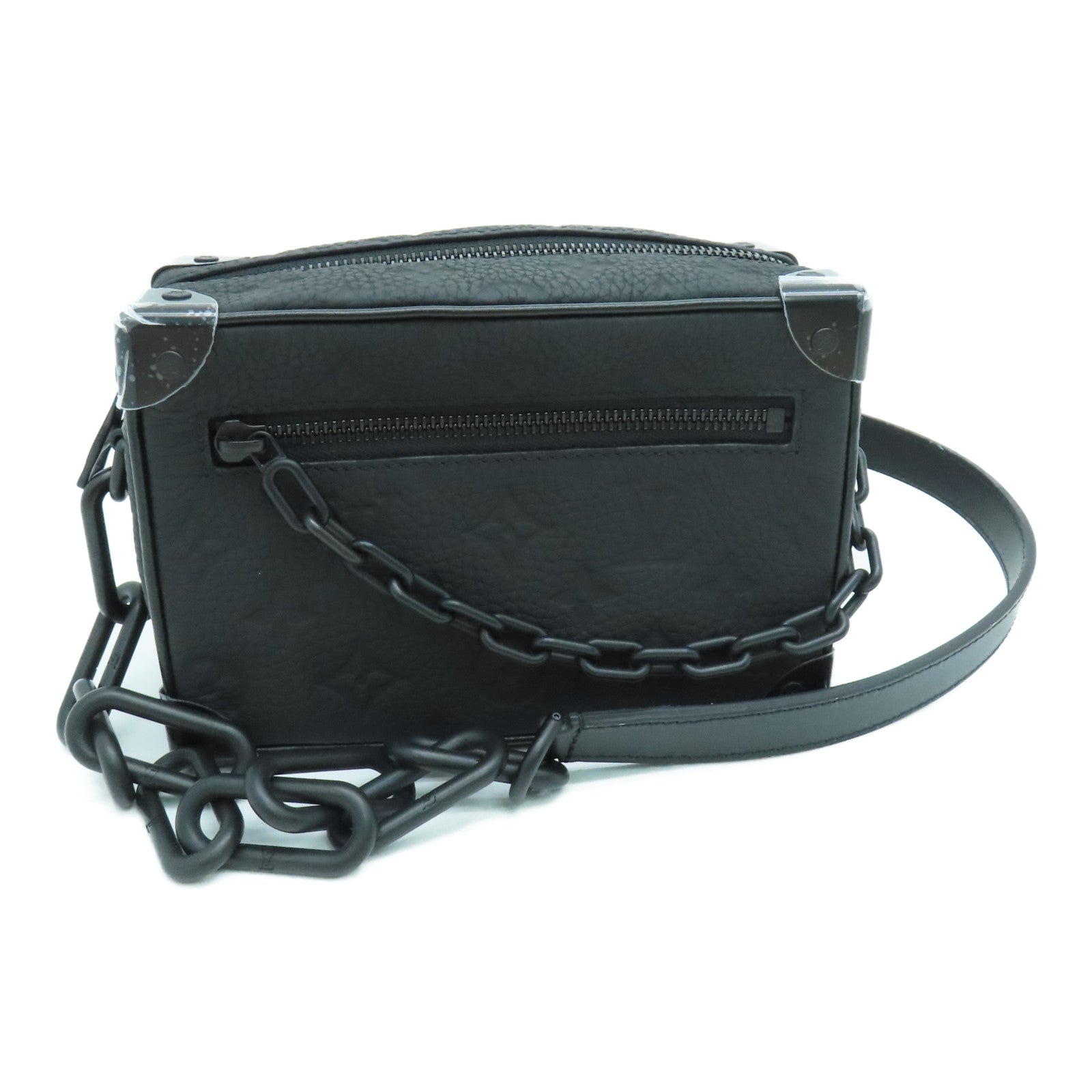 LOUIS VUITTON Monogram Mini Soft Trunk One Shoulder Shoulder Bag Black –  Brand Off Hong Kong Online Store