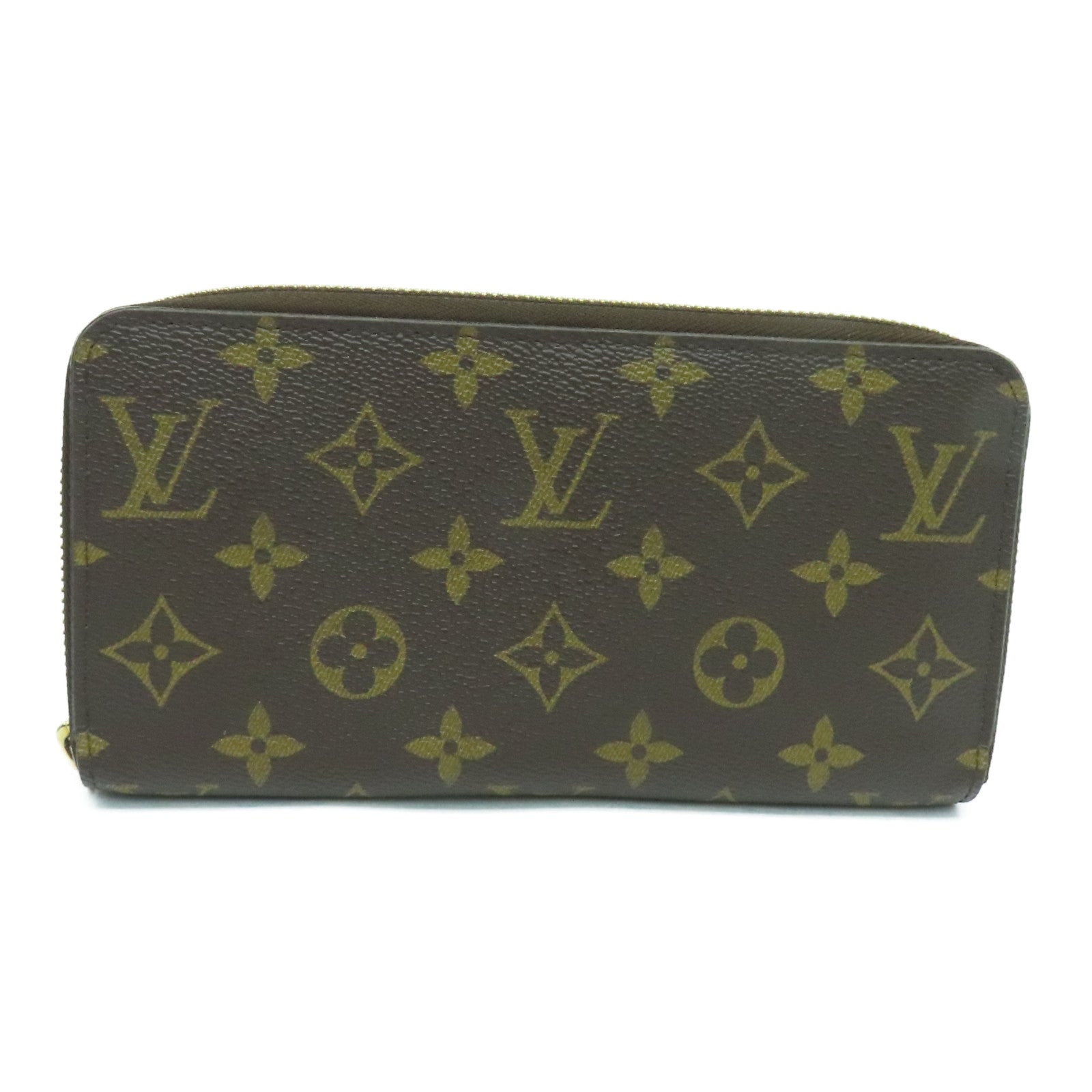 LOUIS VUITTON M60017 Zip Around Zippy wallet purse Brown Monogram canvas  u