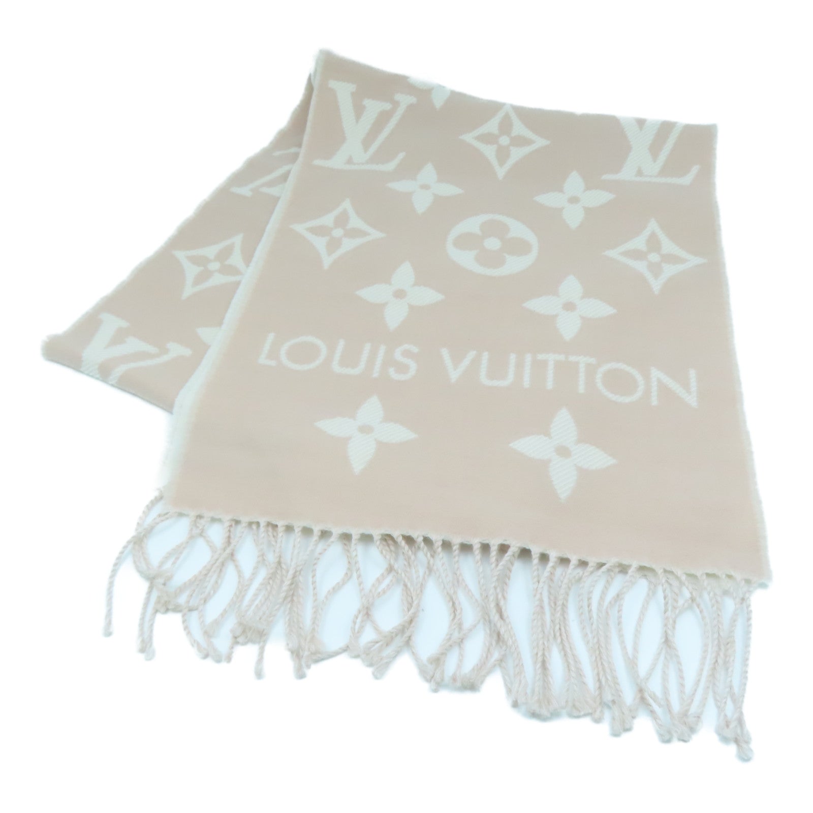 LOUIS VUITTON LV Essential Scarf Carmine Wool