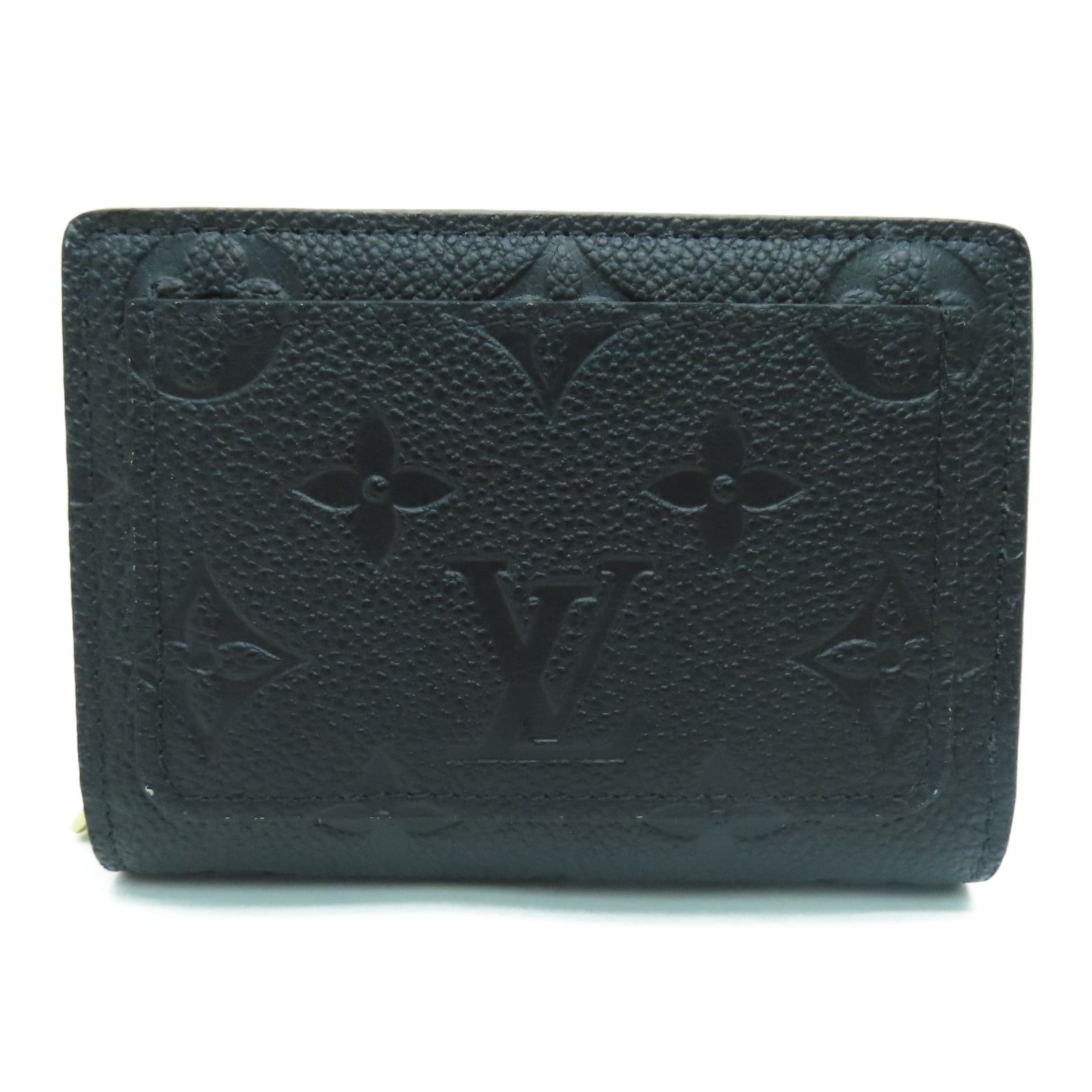 Louis Vuitton LV Monogram Empreinte Leather Clemence Wallet w