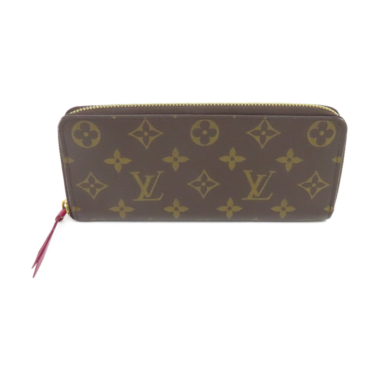 NEW LOUIS VUITTON WALLETS CLEMENCE M60742 LONG ZIPPER WALLET MONOGRAM