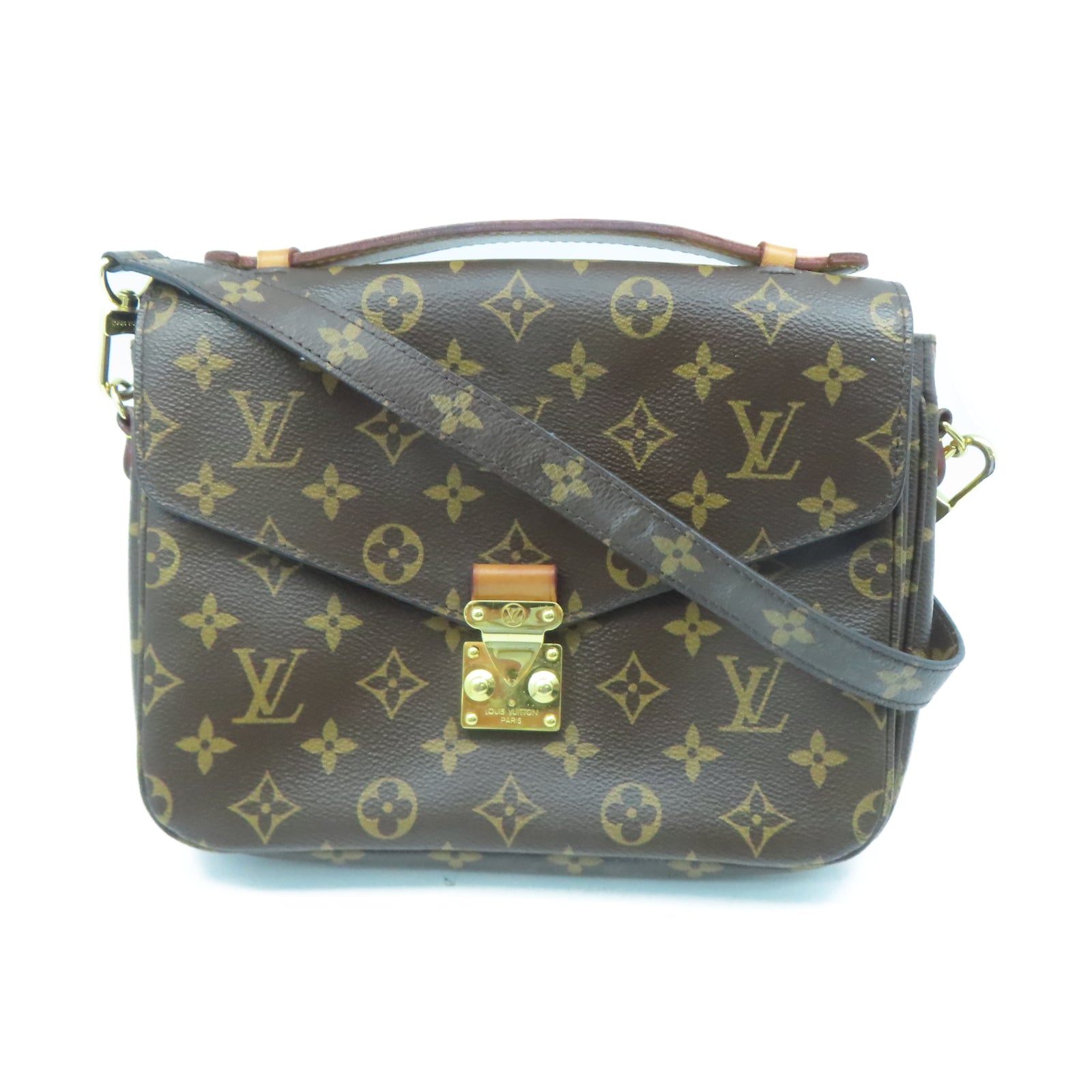 LV Pochette Metis with Hermes Twilly handle