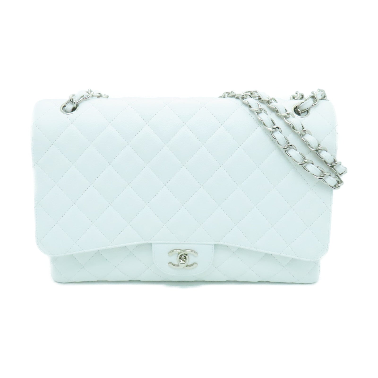 Chanel hot sale jumbo white