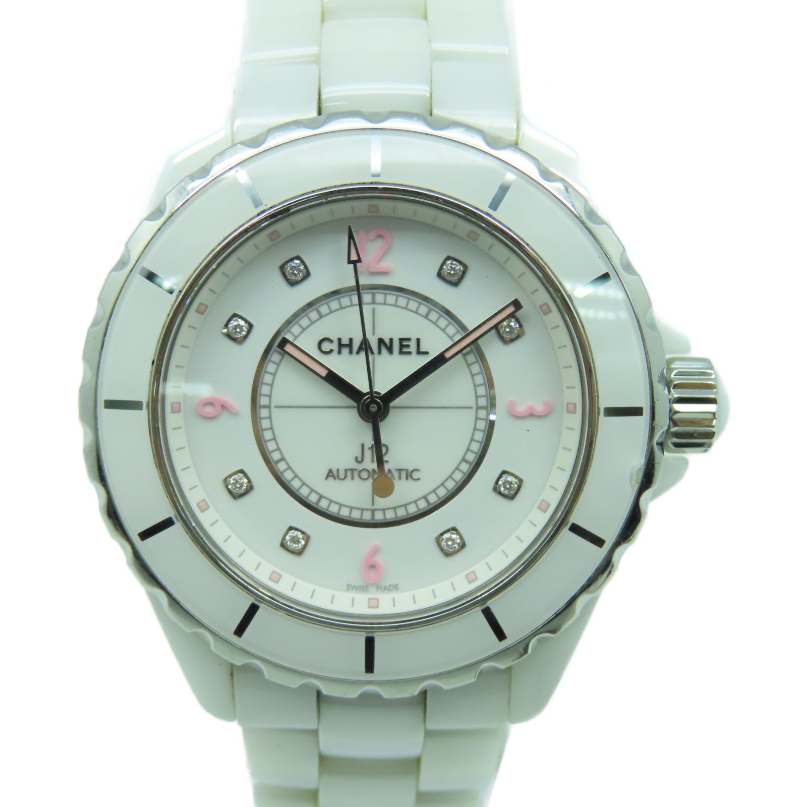 CHANEL 陶瓷J12 Automatic 38mm手錶自動機芯白色