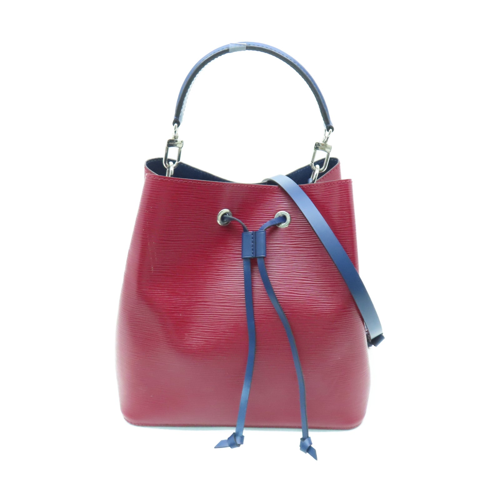 Louis Vuitton Neo Noe MM Bucket Bag, Red and Blue Epi