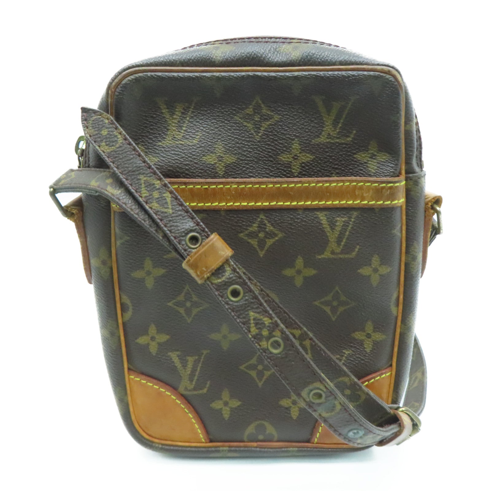 Brown Louis Vuitton Monogram Danube Crossbody Bag