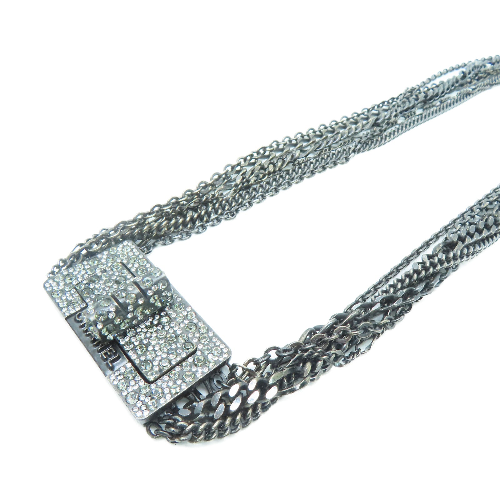 Chanel silver sale chain belt