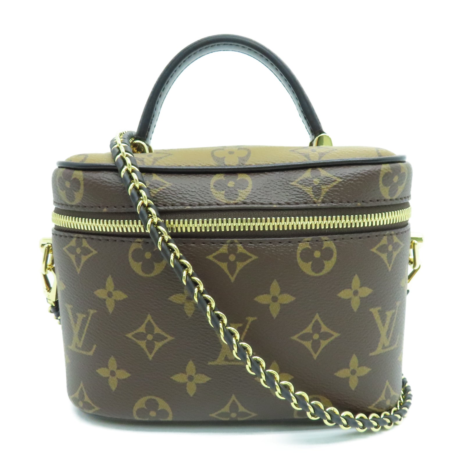 Louis Vuitton Vanity Monogram Reverse PM Brown in Coated Canvas