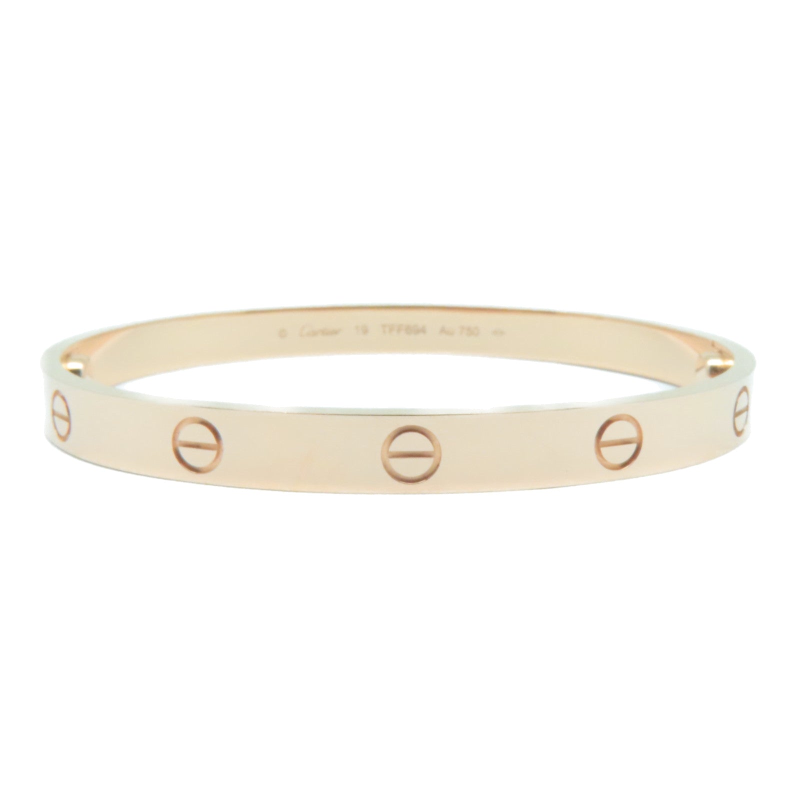 CARTIER 18K Love Bracelet Cartier 19 Brand Off Hong Kong