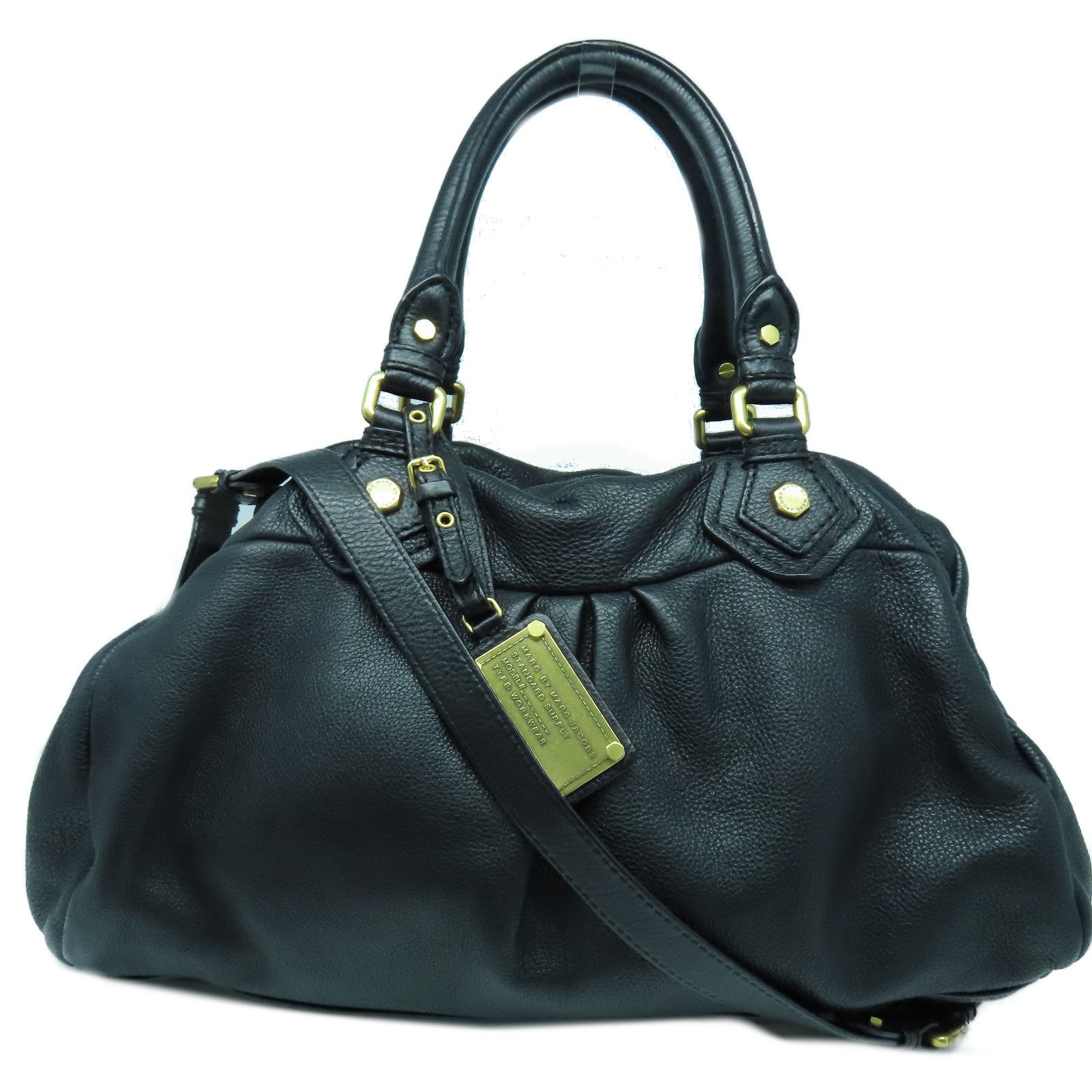 Marc jacobs classic leather shoulder bag online