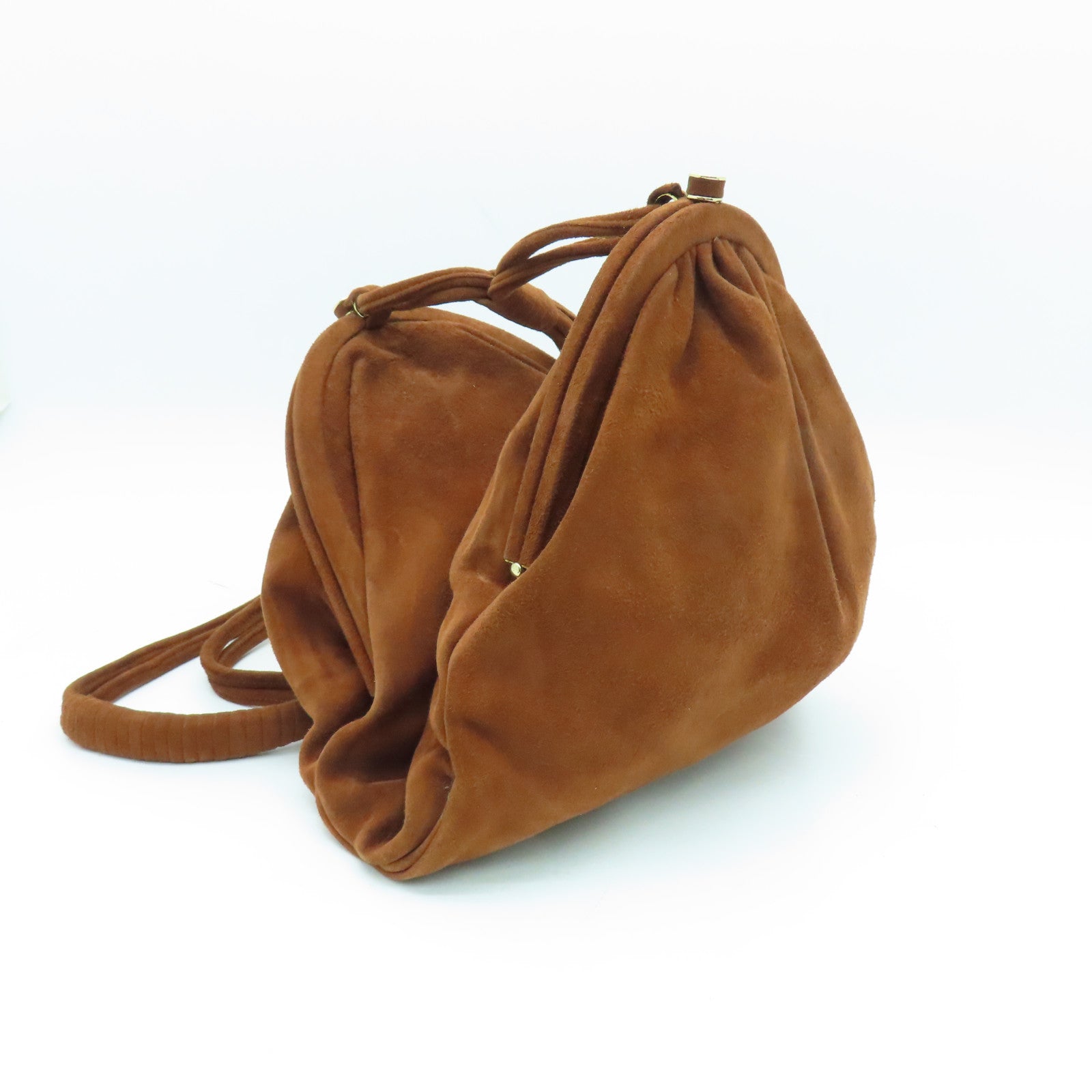 Brown suede discount bottega veneta bag