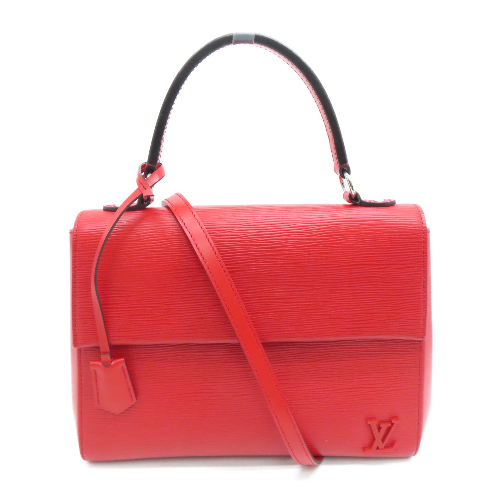 Louis Vuitton Red Epi Leather Cluny MM Coquelicot Handbag