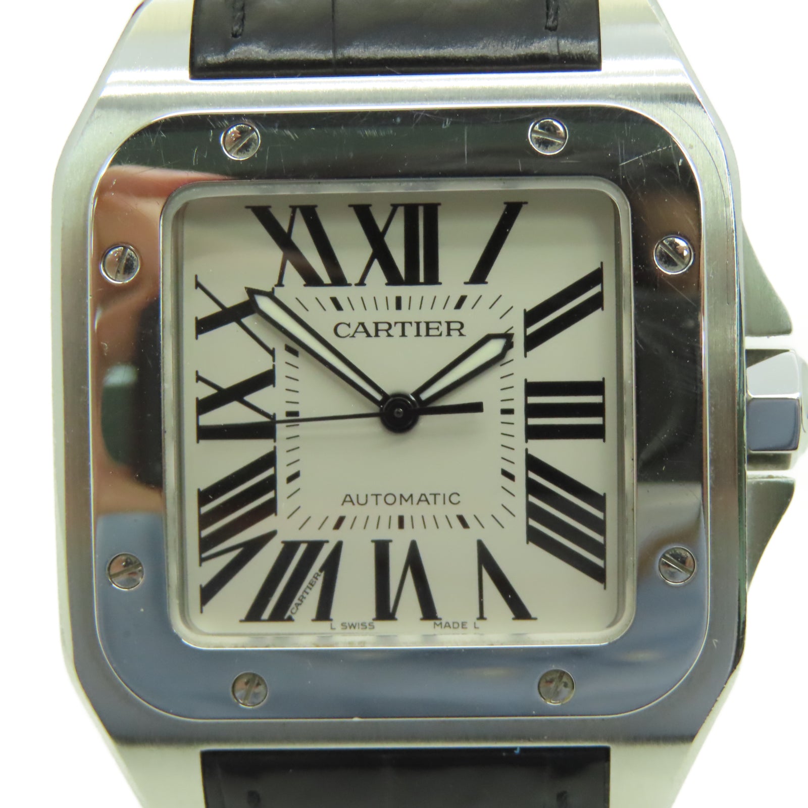 Cartier watch santos outlet 100 price