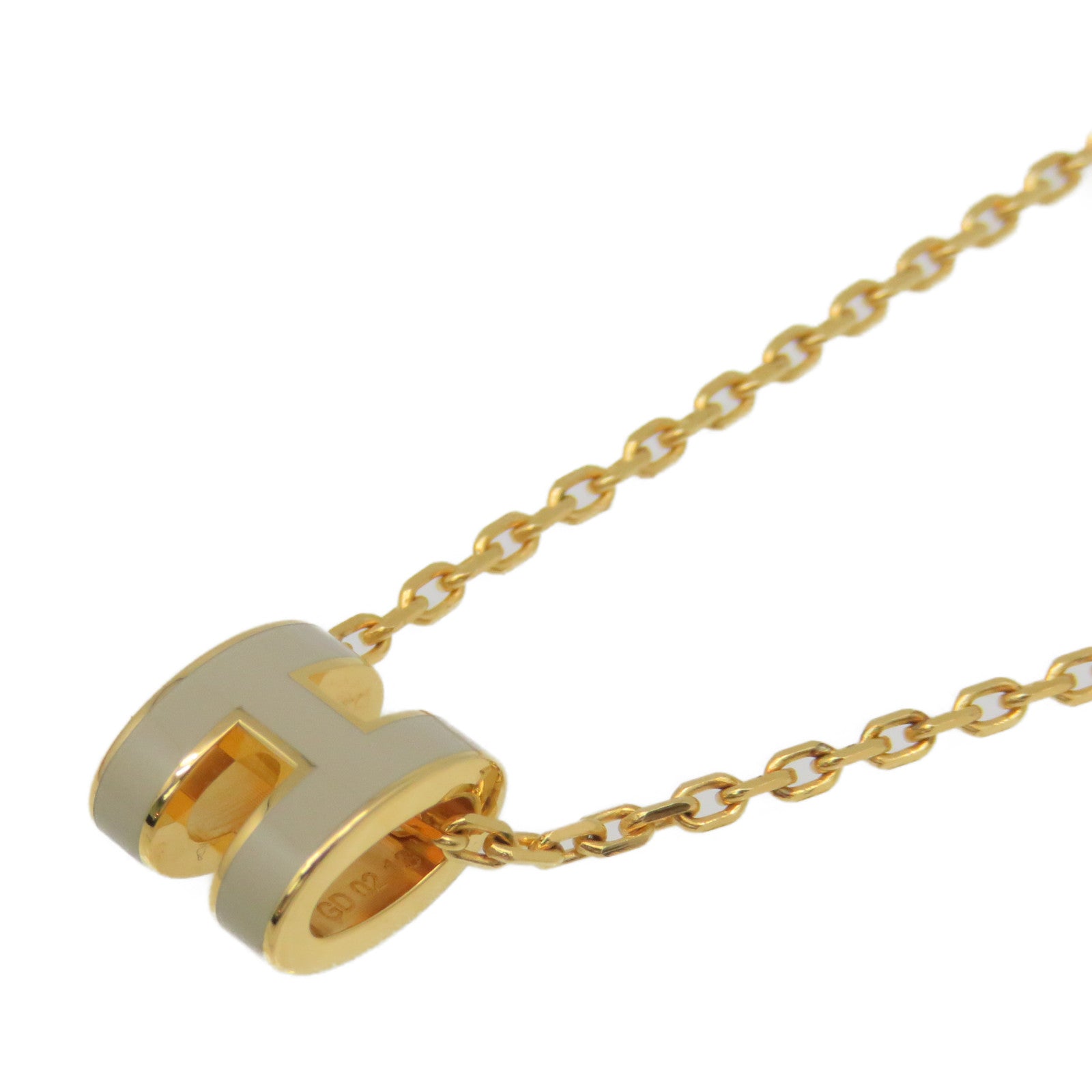 Hermes pop online h mini necklace