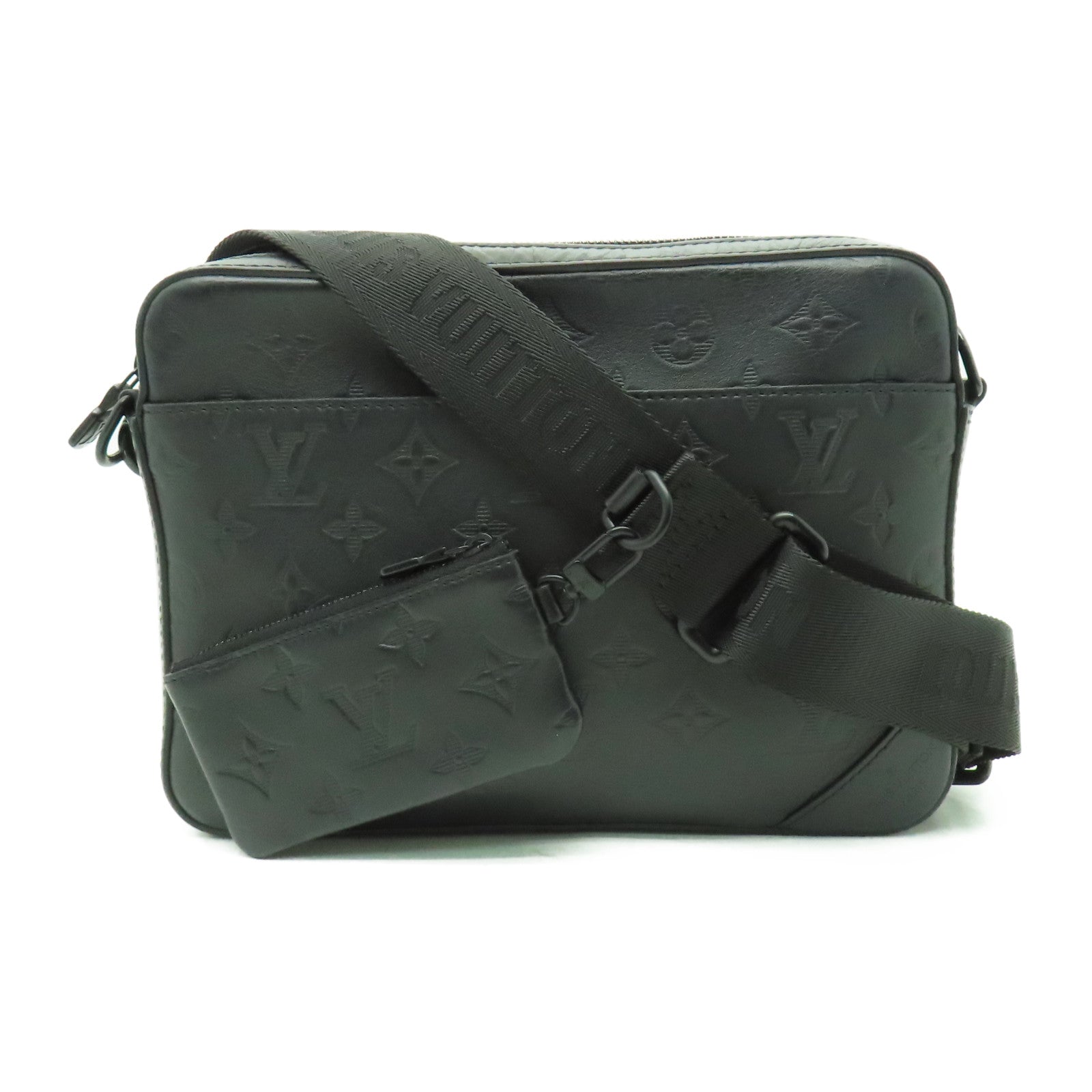 M69827 Louis Vuitton Monogram Shadow Duo Messenger Bag