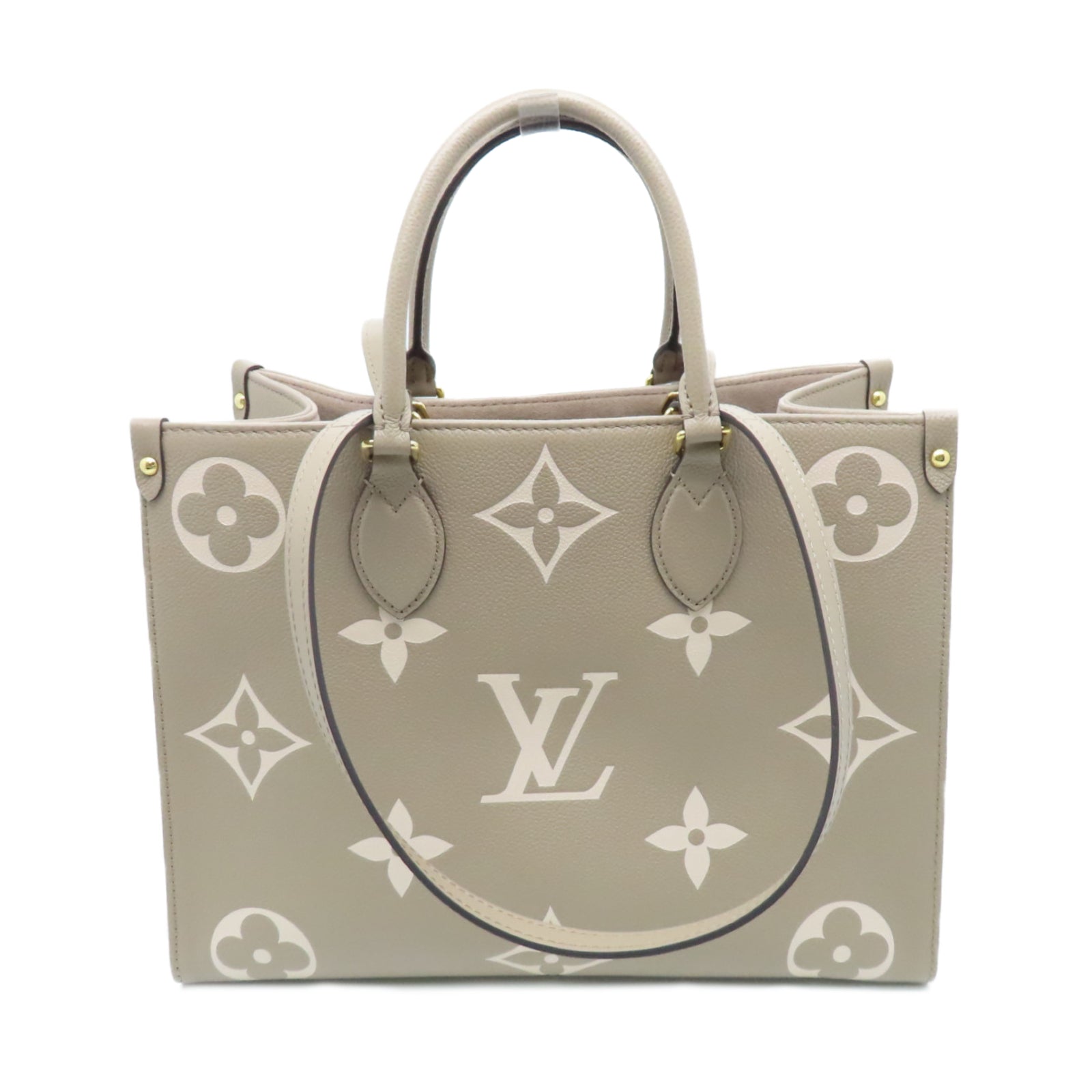 Louis Vuitton Onthego mm Dove/Cream Monogram Empreinte