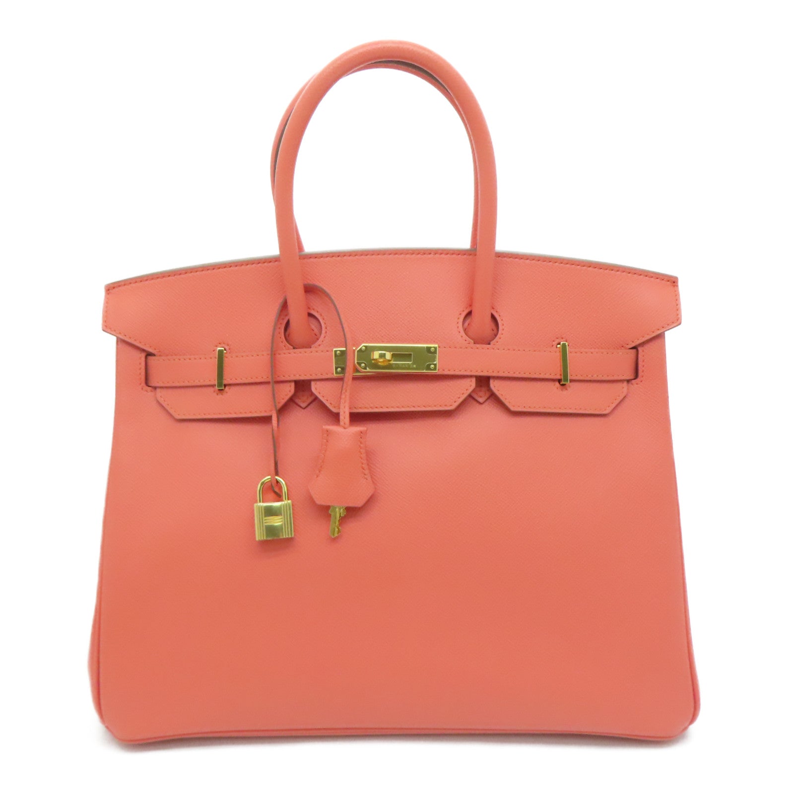 Hermes gold epsom sale birkin 35 handbag