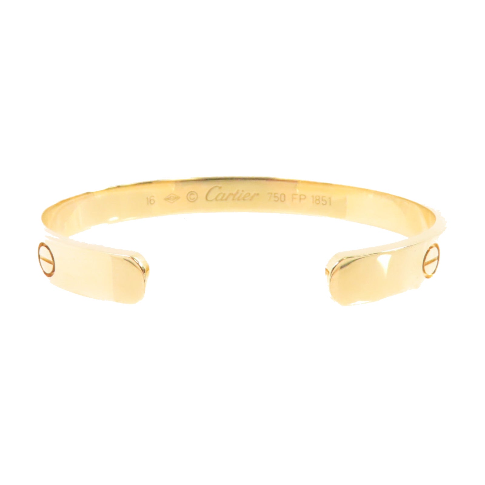 CARTIER 18K Love Bracelet 16 Brand Off Hong Kong Online Store