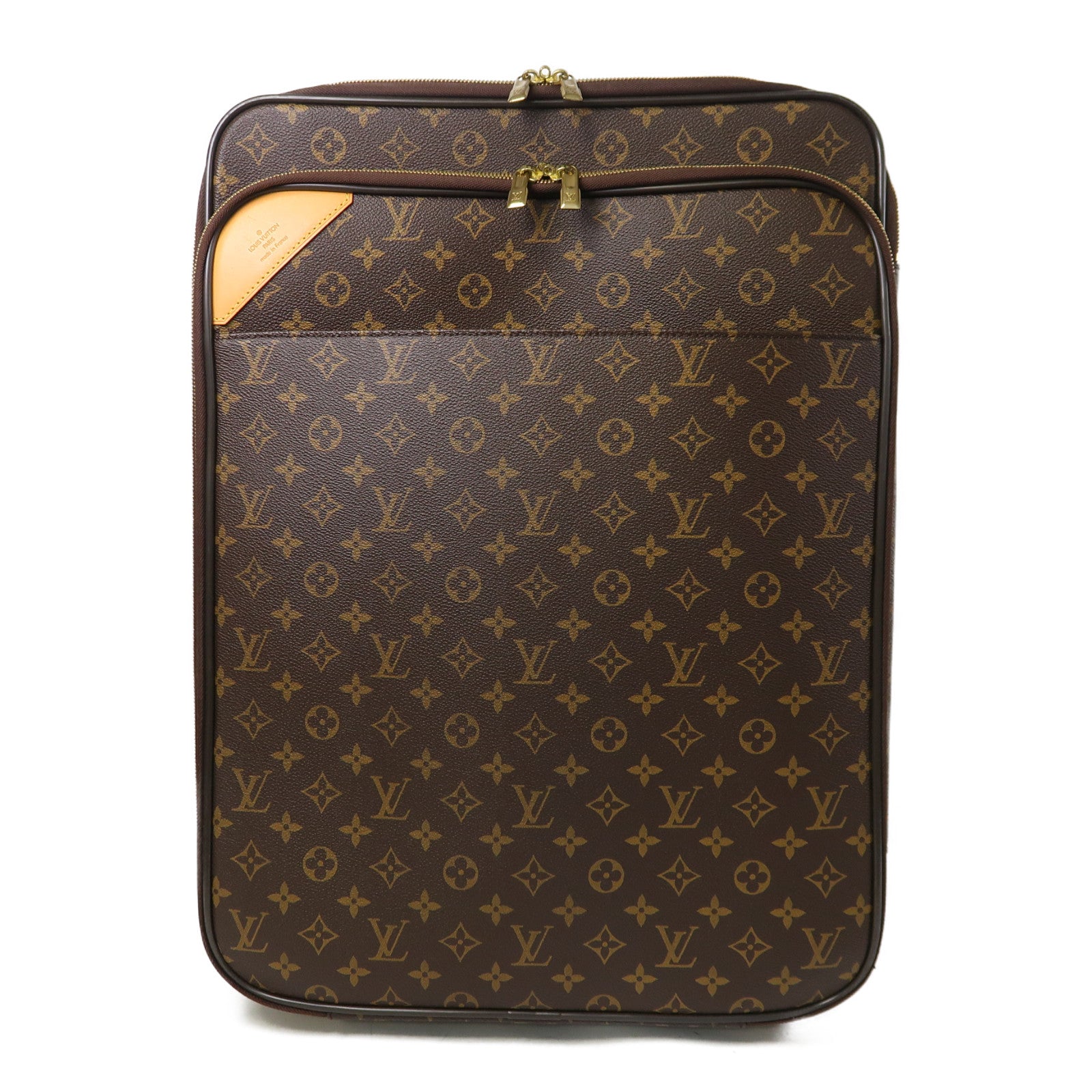 LOUIS VUITTON Monogram Pegase金扣行李箱啡色