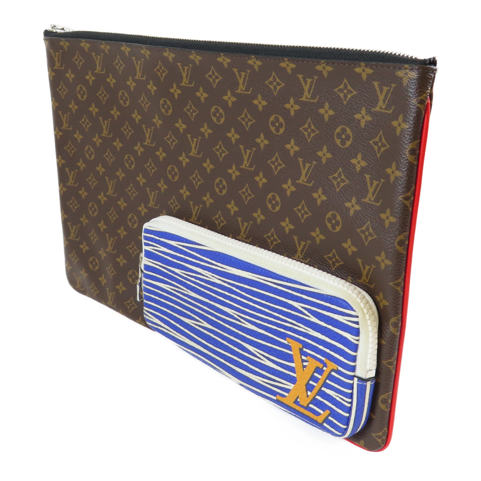 LOUIS VUITTON Monogram Patchwork Pochette A4