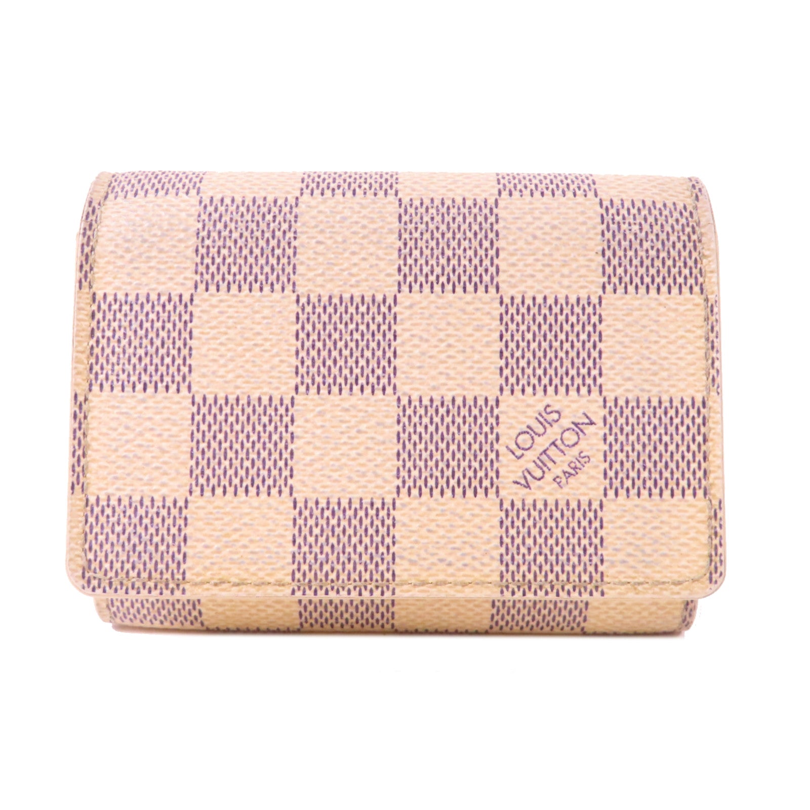 LOUIS VUITTON Damier Azur Card Case卡片套白色