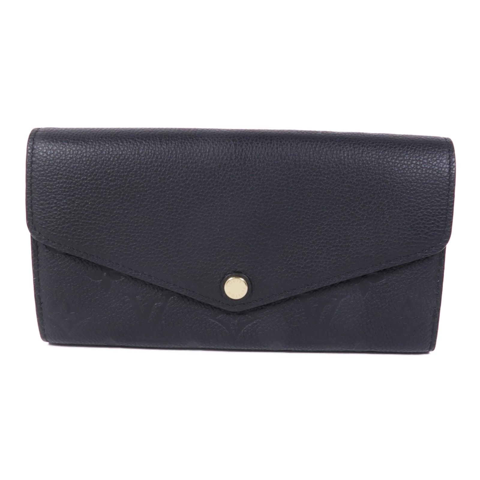 LOUIS VUITTON Monogram Empreinte Sarah Long Wallet金扣長錢包