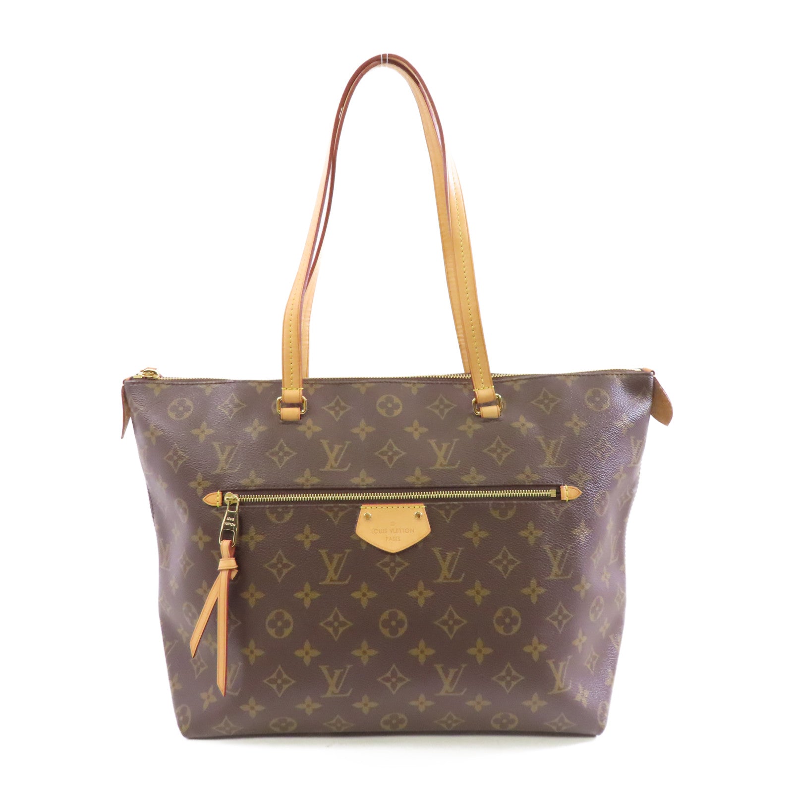 LOUIS VUITTON Monogram Lena MM金扣手挽袋啡色