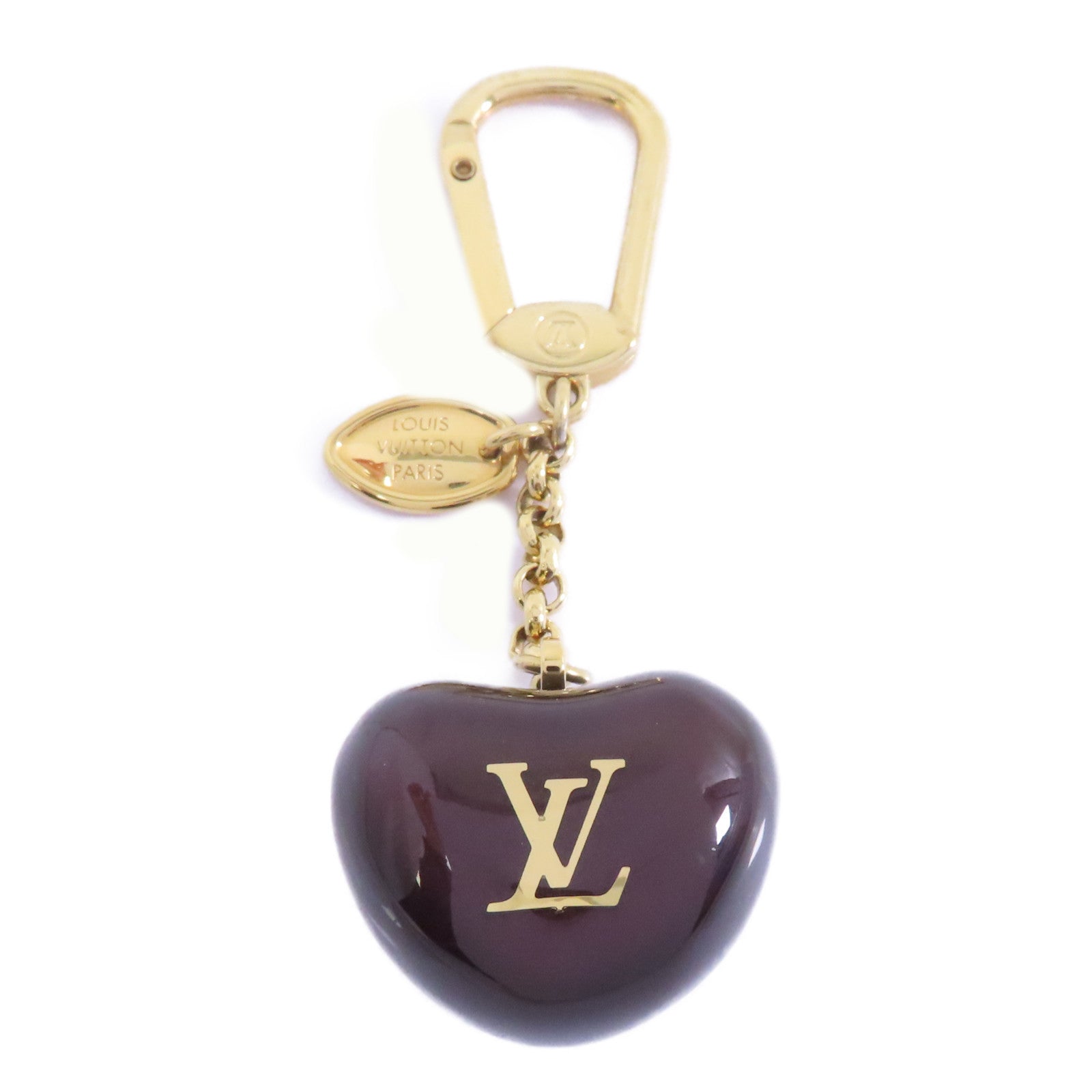 LOUIS VUITTON PVC/金屬Charm啡色